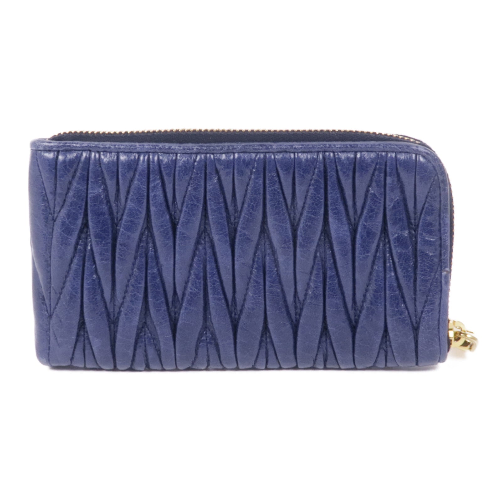 Miu Miu 牛皮皮革Card Case金扣卡片套