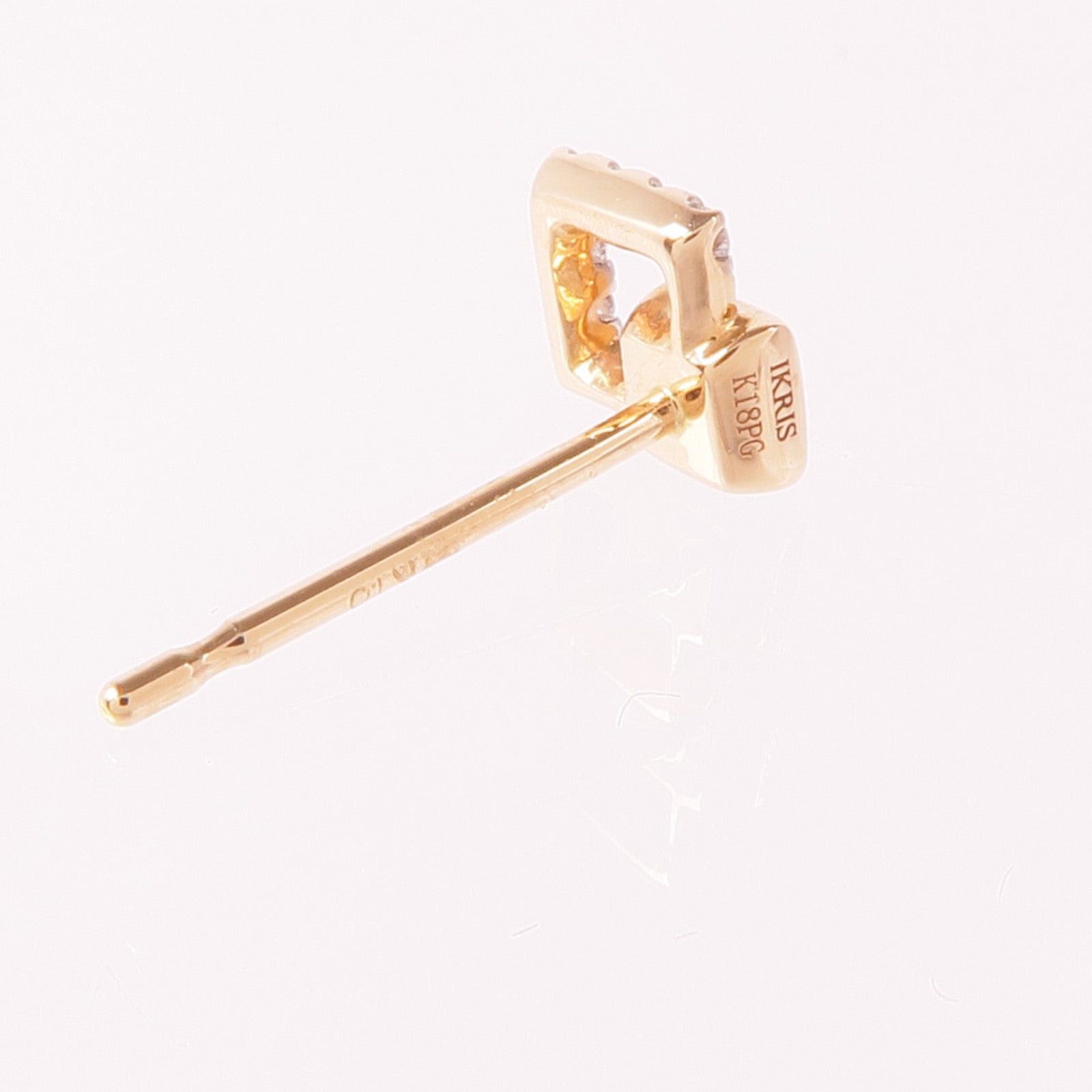 JEWELRY 18K玫瑰金Diamond Earrings鑽石耳環