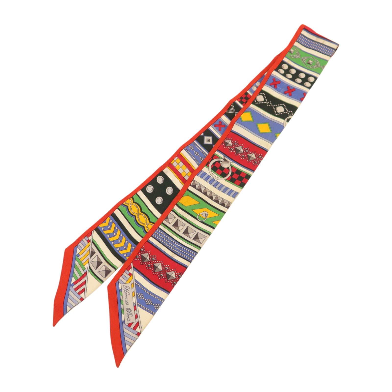 HERMES 絲質Twilly絲巾