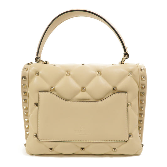 Valentino 牛皮皮革Candystud Medium手挽肩背兩用袋
