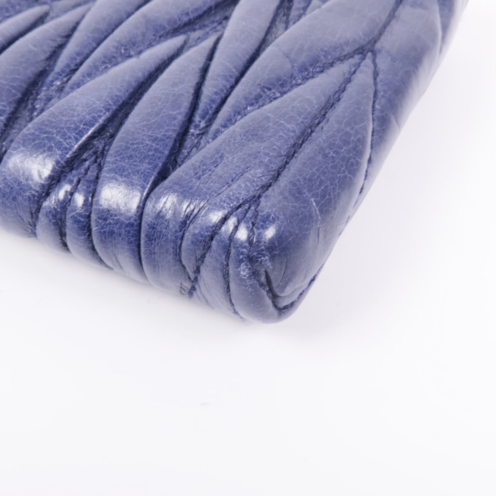 Miu Miu 牛皮皮革Card Case金扣卡片套