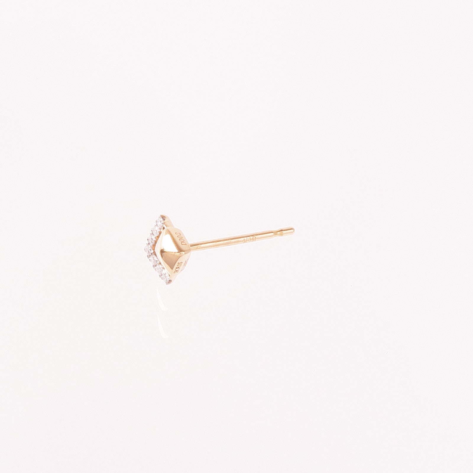 JEWELRY 18K玫瑰金Diamond Earrings鑽石耳環