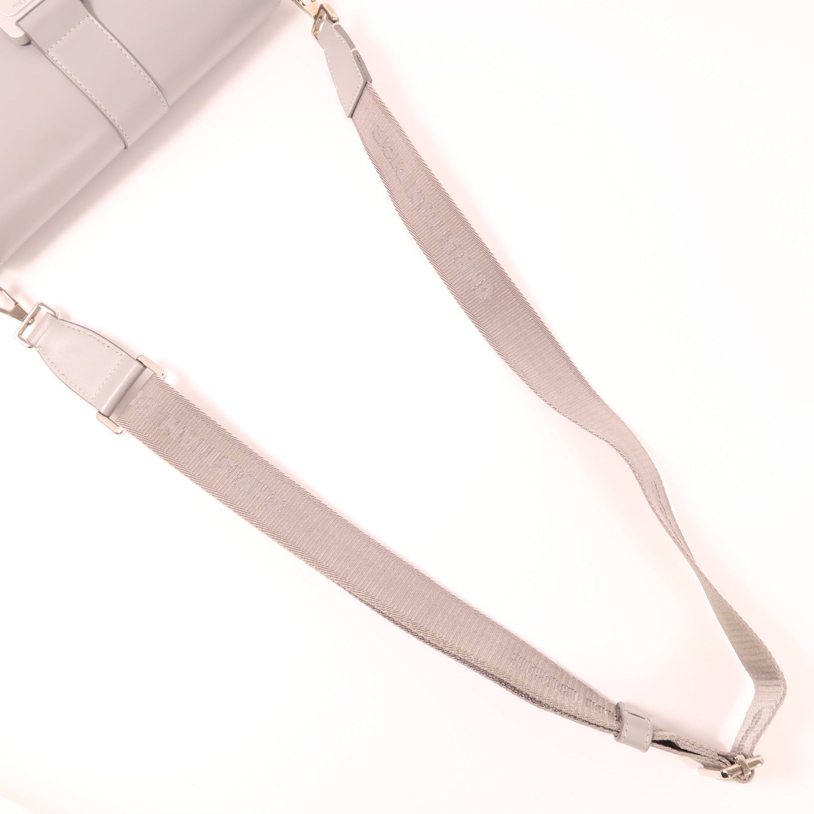 Dior 塗層帆布/牛皮皮革Hit The Road銀扣肩背袋