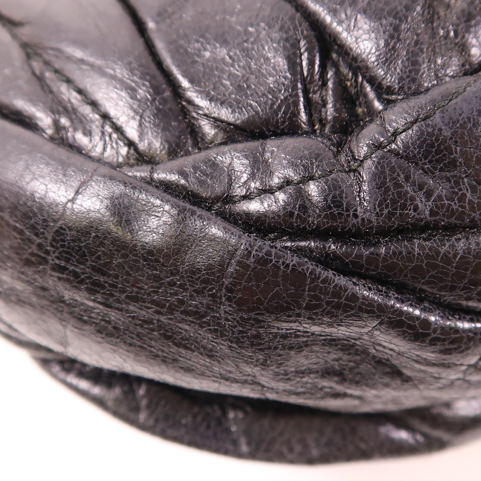 Miu Miu 皮革Shoulder Bag金扣手挽肩背兩用袋