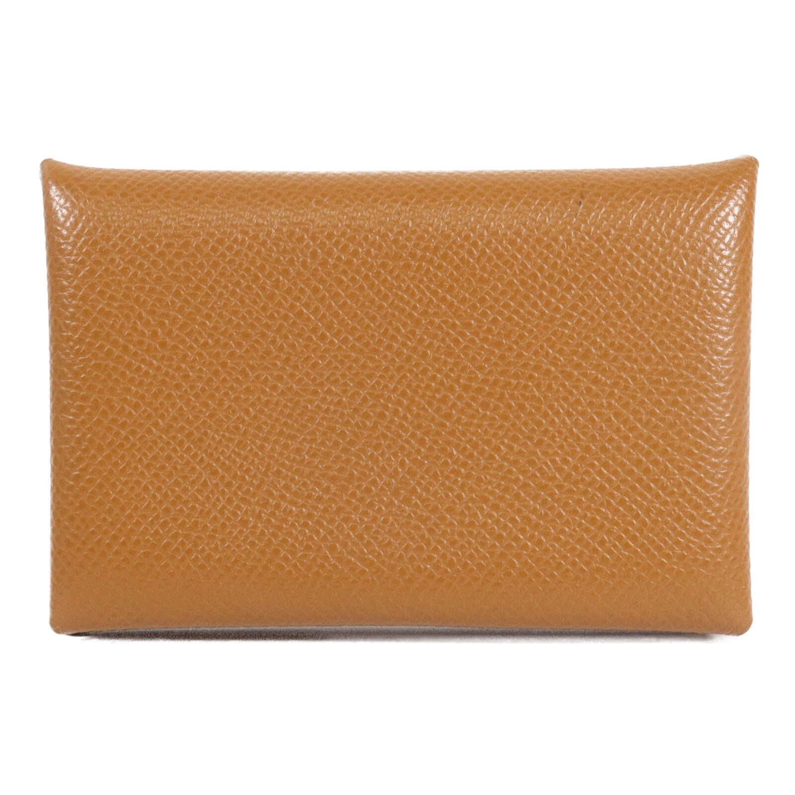 HERMES Epsom皮革Calvi Card Holder卡片套Gold