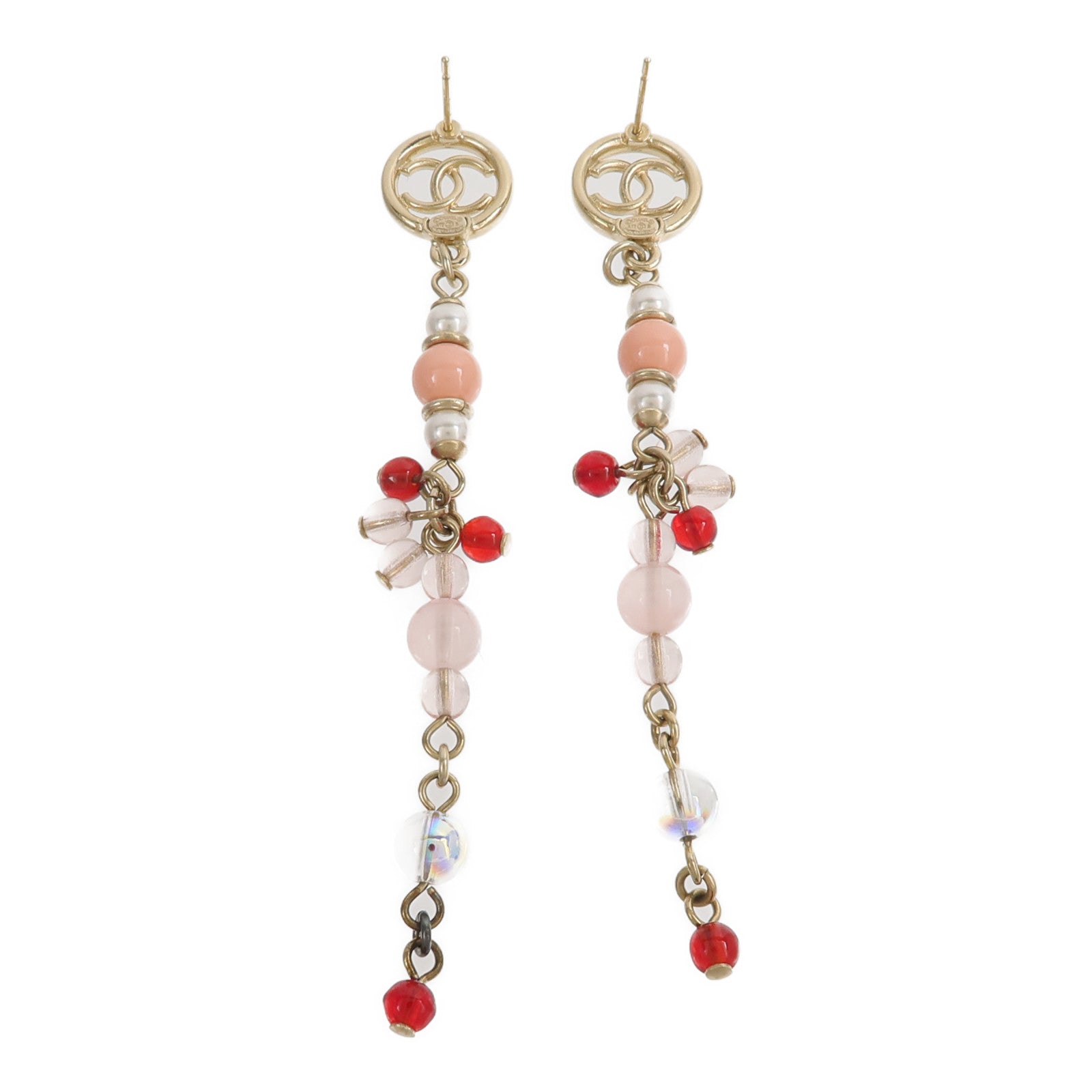 CHANEL 【激減優惠】PVC/金屬Earrings耳環