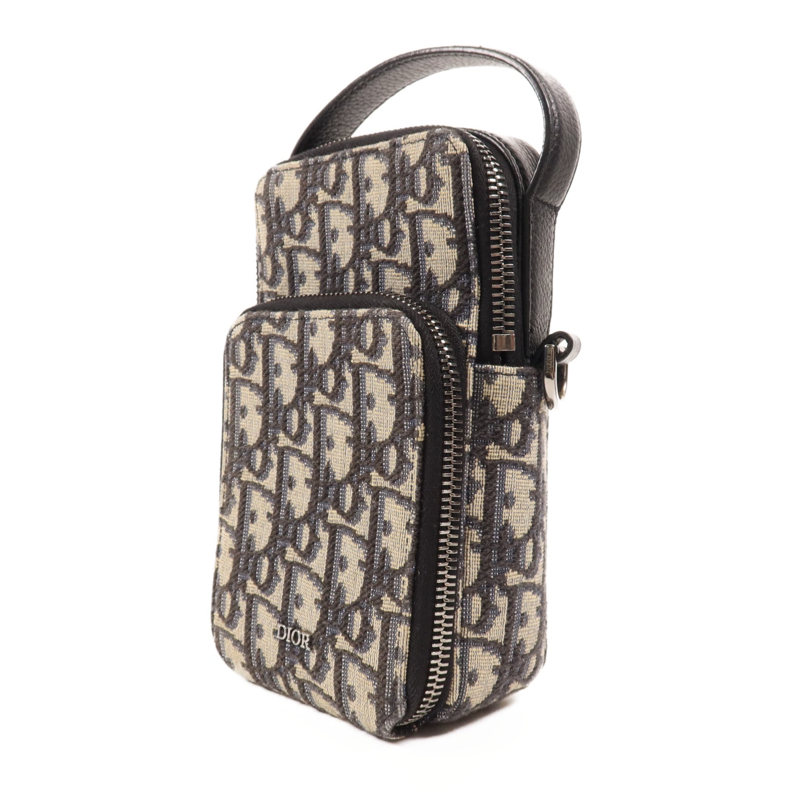 Dior 帆布Micro Rider Pouch銀扣肩背袋