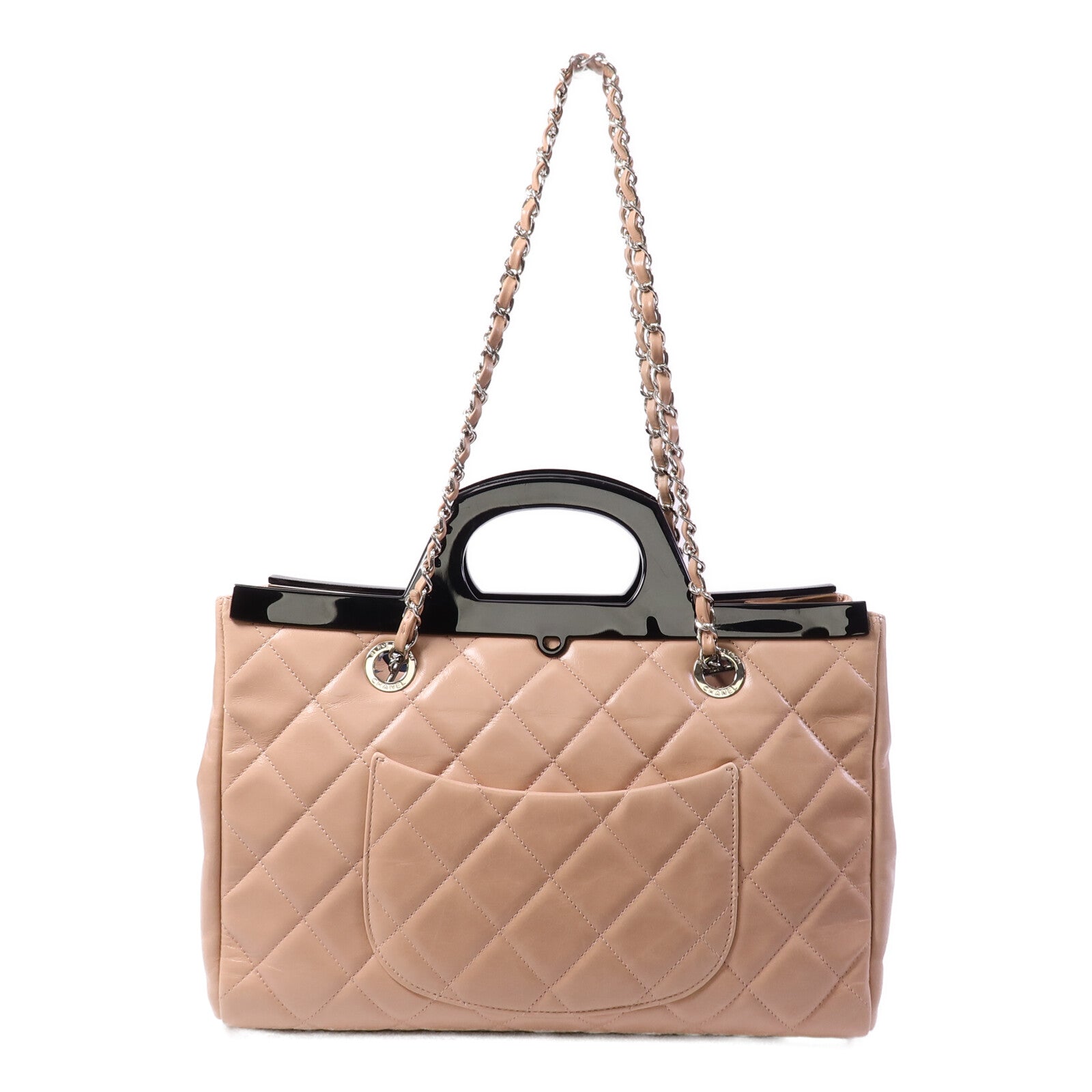 CHANEL 羊皮皮革Chain Shoulder Bag鏈帶肩背袋