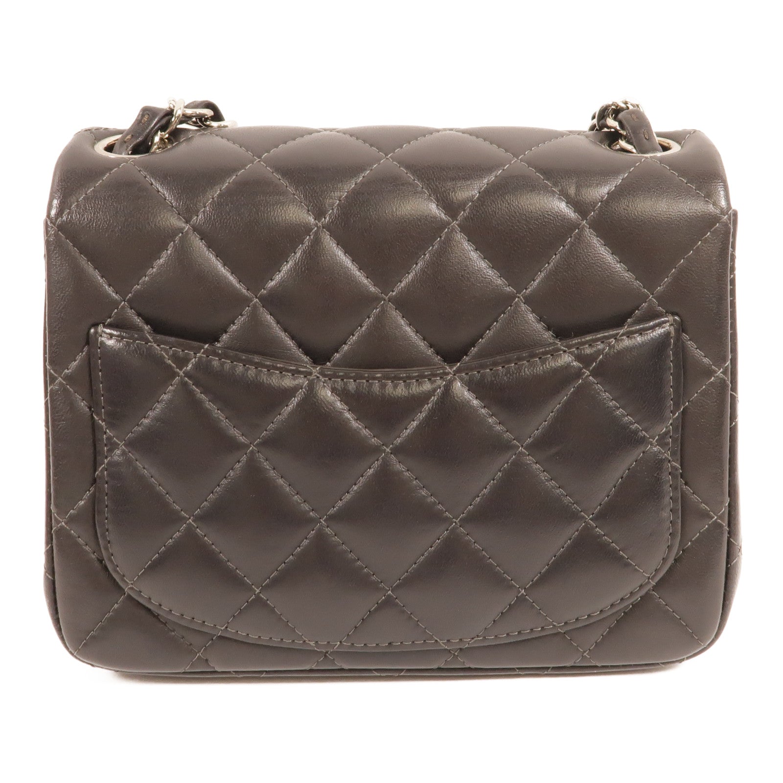 CHANEL 羊皮皮革Mini Classic 17鏈帶肩背袋