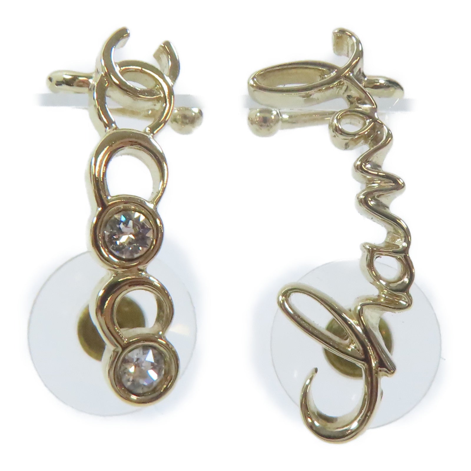 ✨極美品✨CHANEL耳环 CC logo 2024 Chanel earrings CC logo 耳環｜PopChill 拍拍圈