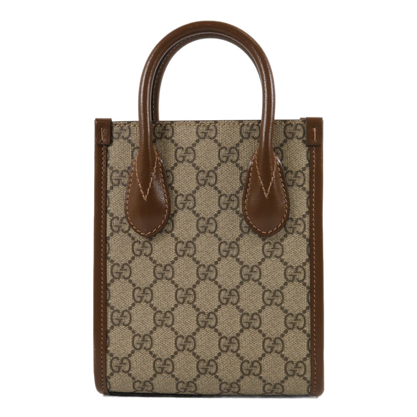 GUCCI 塗層帆布Interlocking G Mini Tote Bag手挽肩背兩用袋