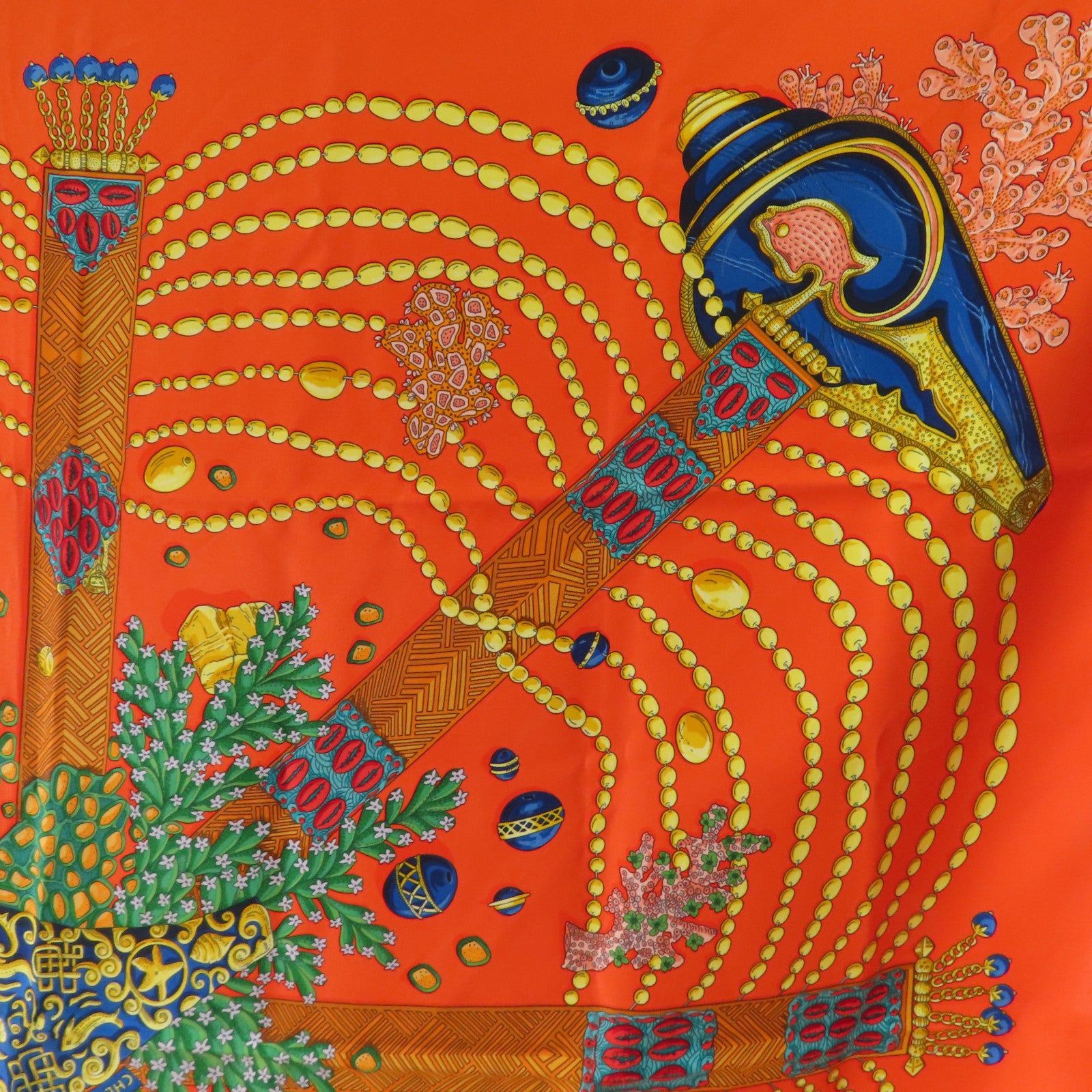 HERMES 絲質Scarf 90X90絲巾