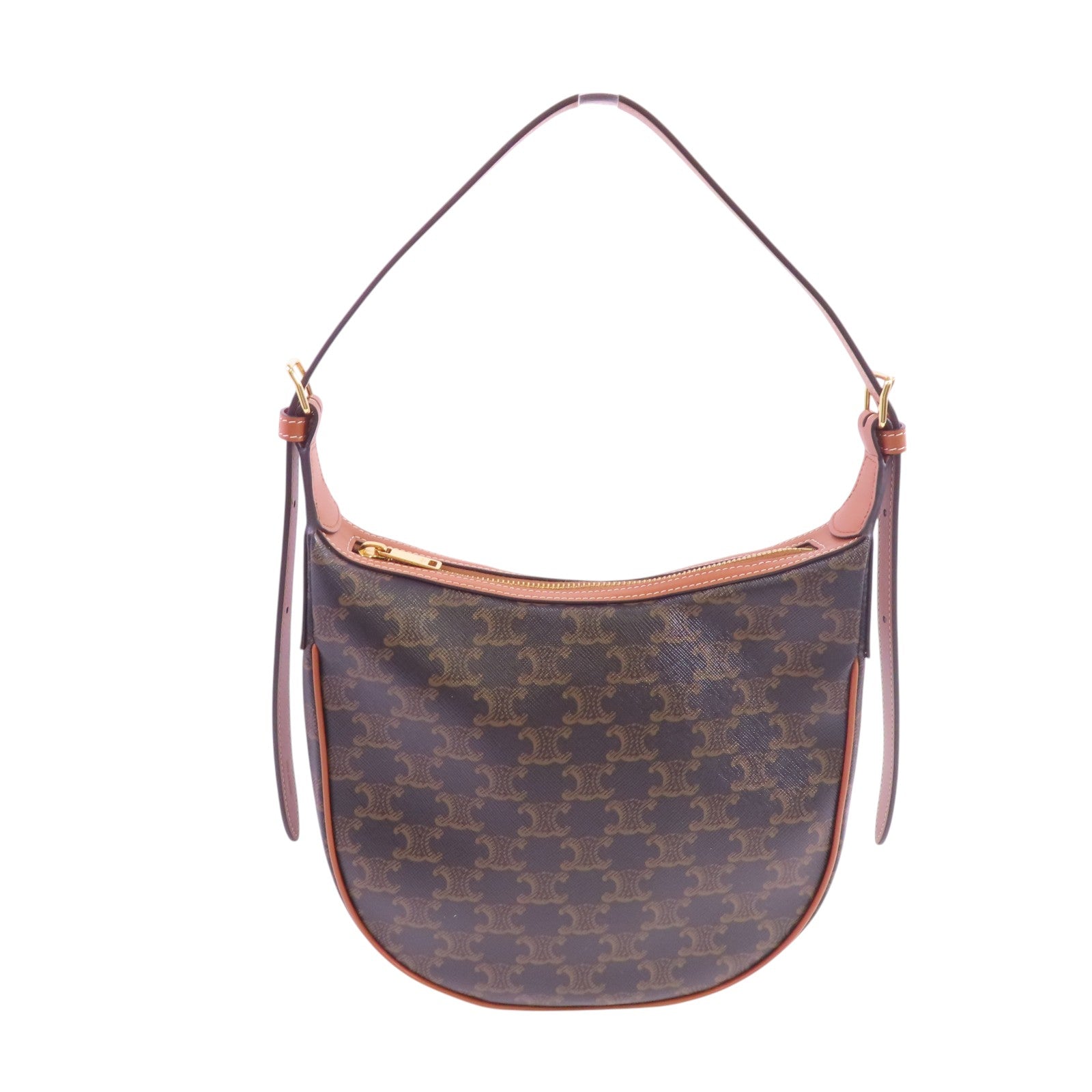 CELINE Triomphe帆布Small Heloise Shoulder Bag金扣肩背袋