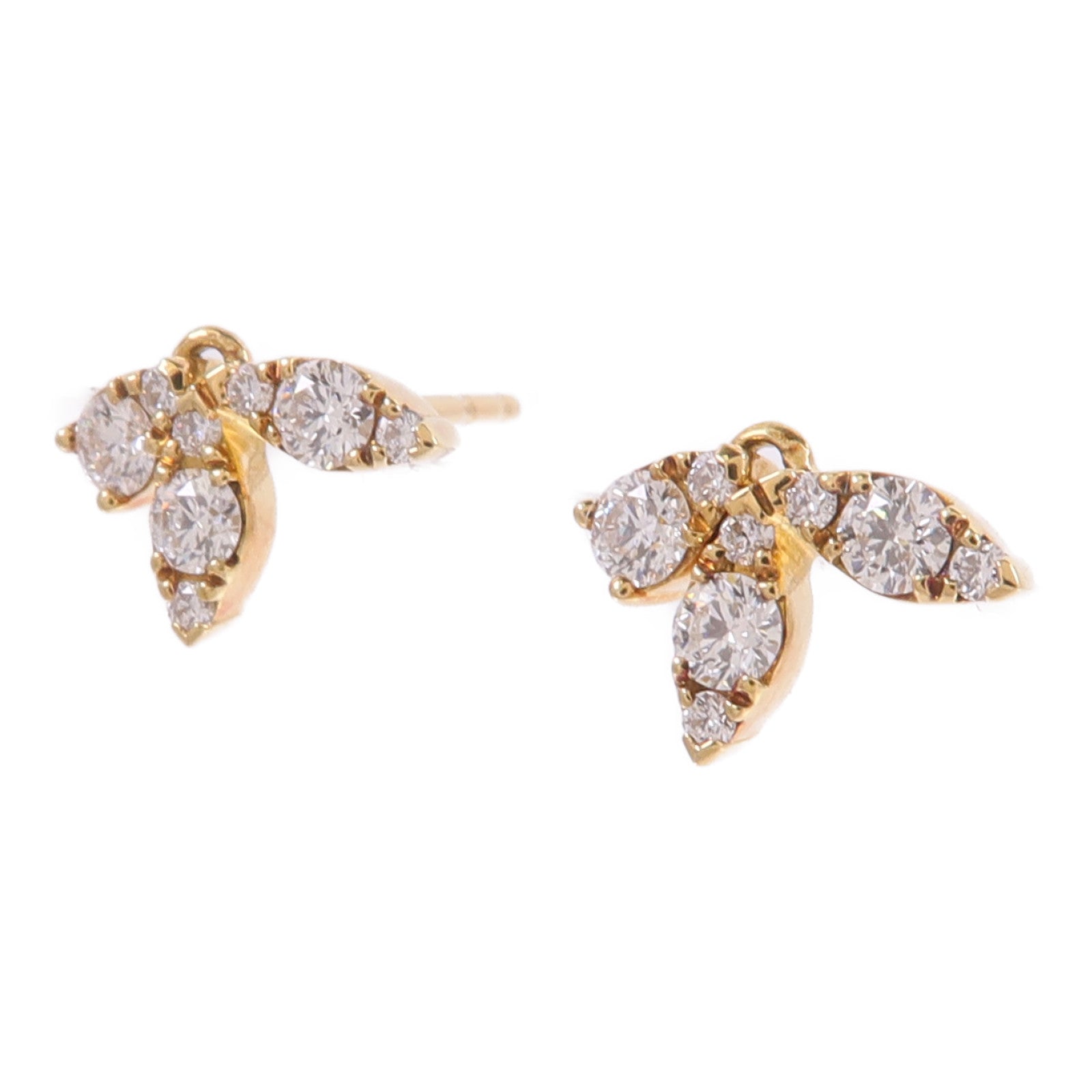 JEWELRY 18K玫瑰金Diamond Earrings鑽石耳環
