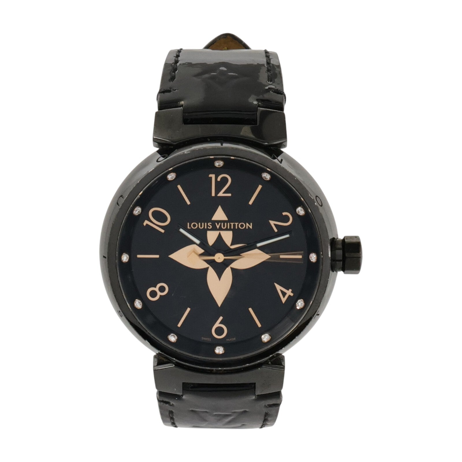 LOUIS VUITTON Tambour All Black QA157