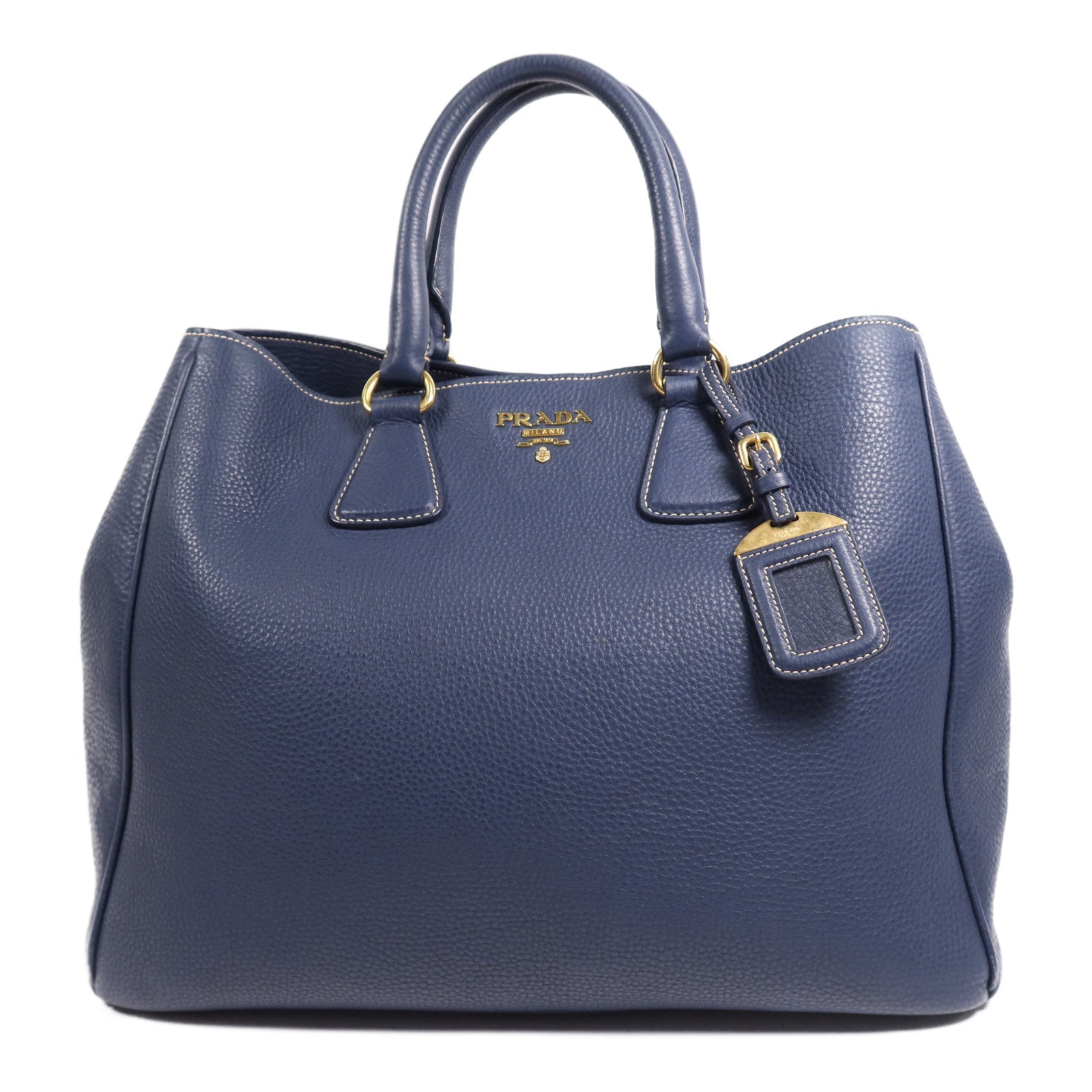 PRADA 牛皮皮革Shoulder Bag金扣肩背袋