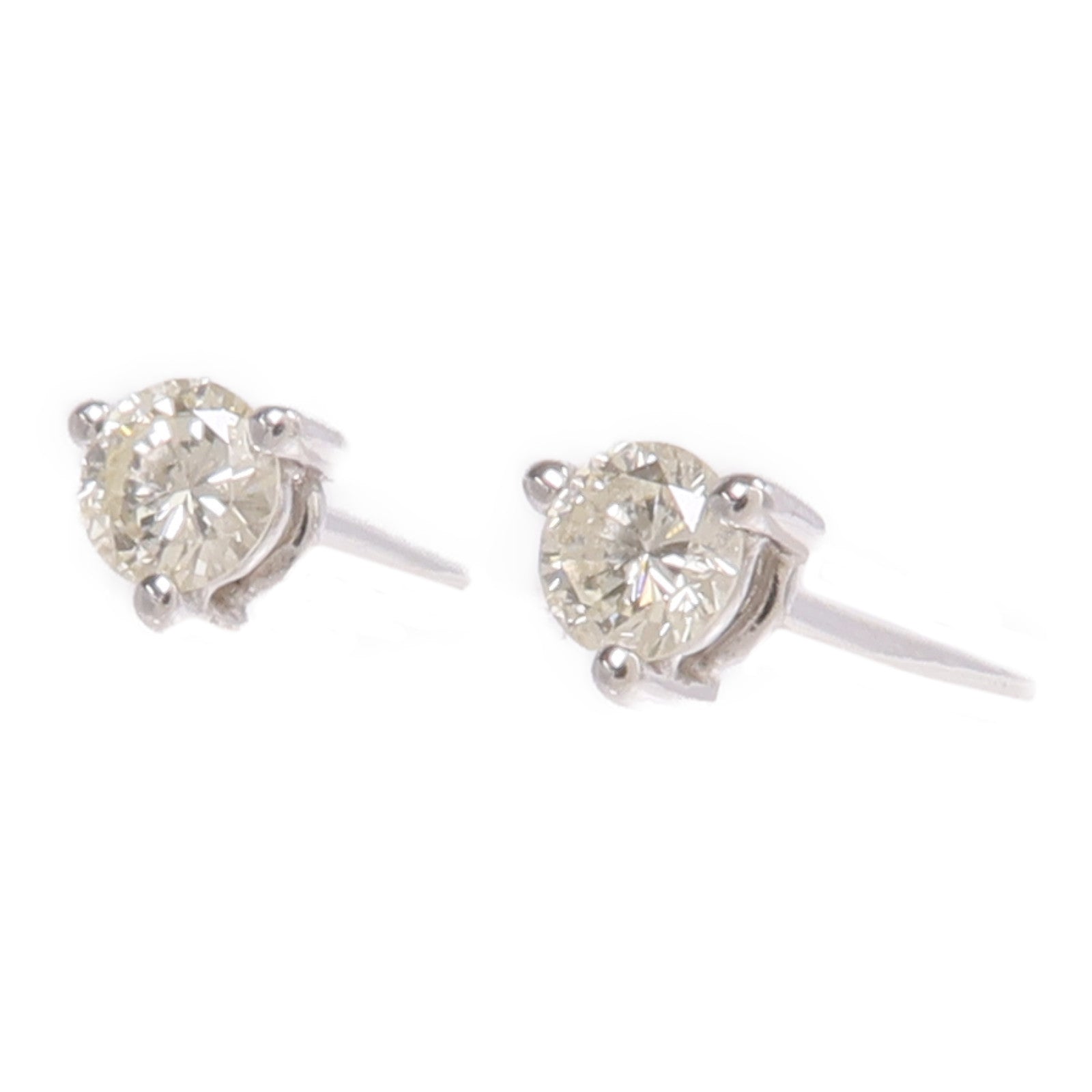 JEWELRY 18K白金Earrings鑽石耳環