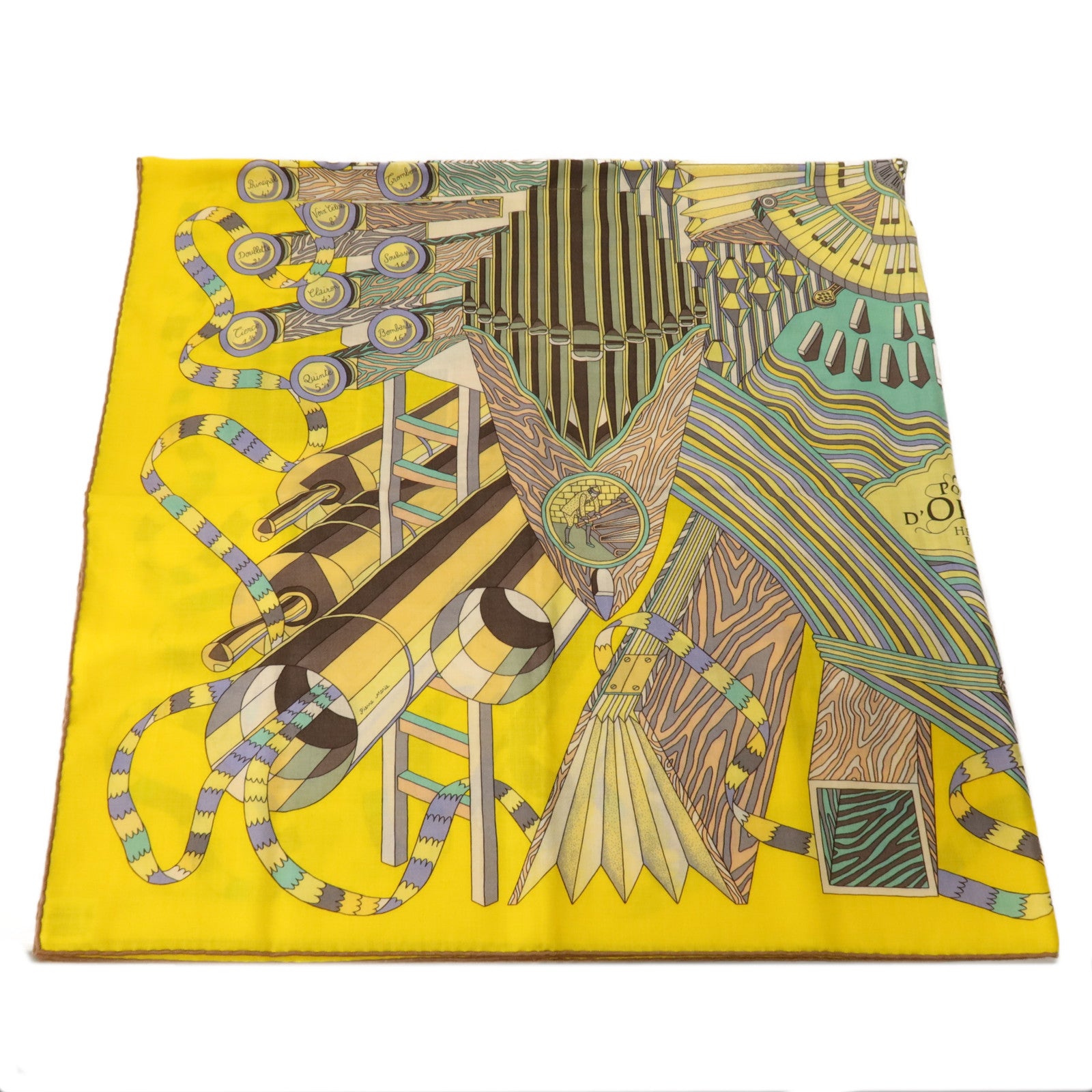 HERMES 羊絨/絲質Scarf圍巾