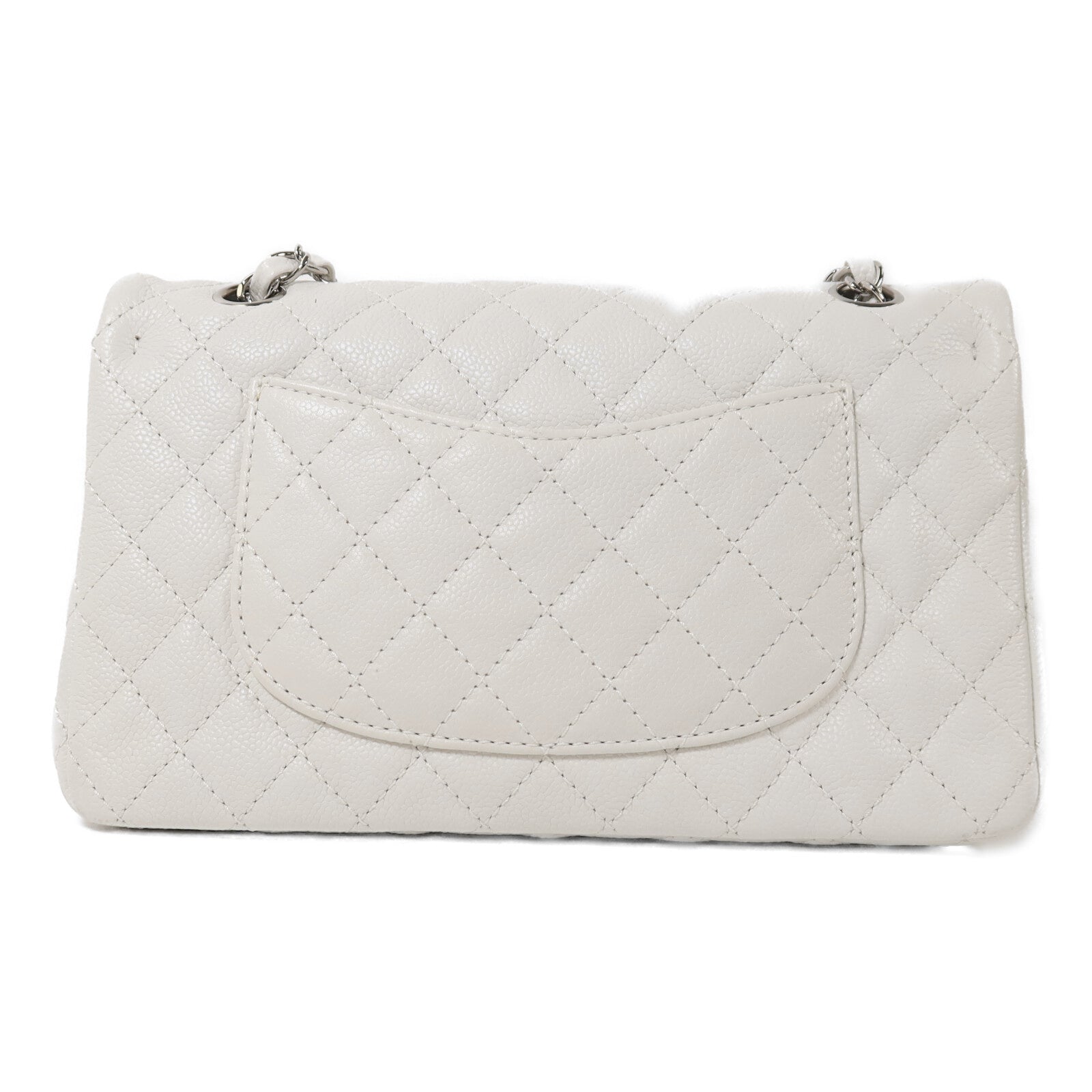 CHANEL 牛皮皮革Classic 25銀扣鏈帶肩背袋