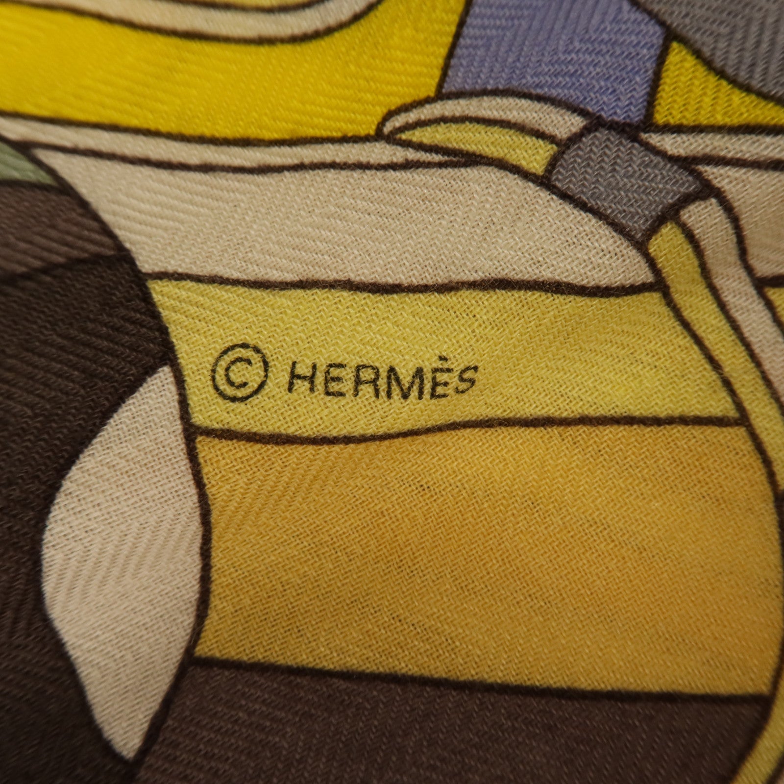 HERMES 羊絨/絲質Scarf圍巾