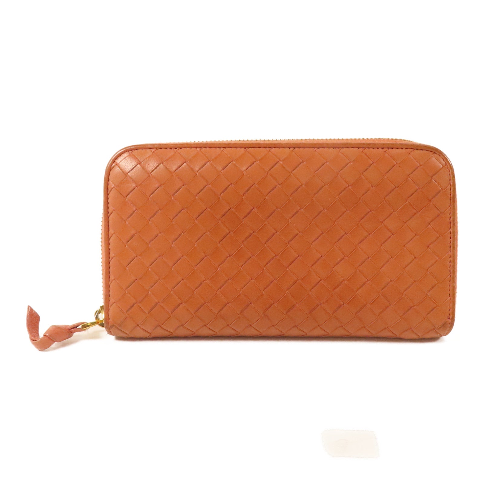 BOTTEGA VENETA 織紋皮革Long Wallet金扣長錢包