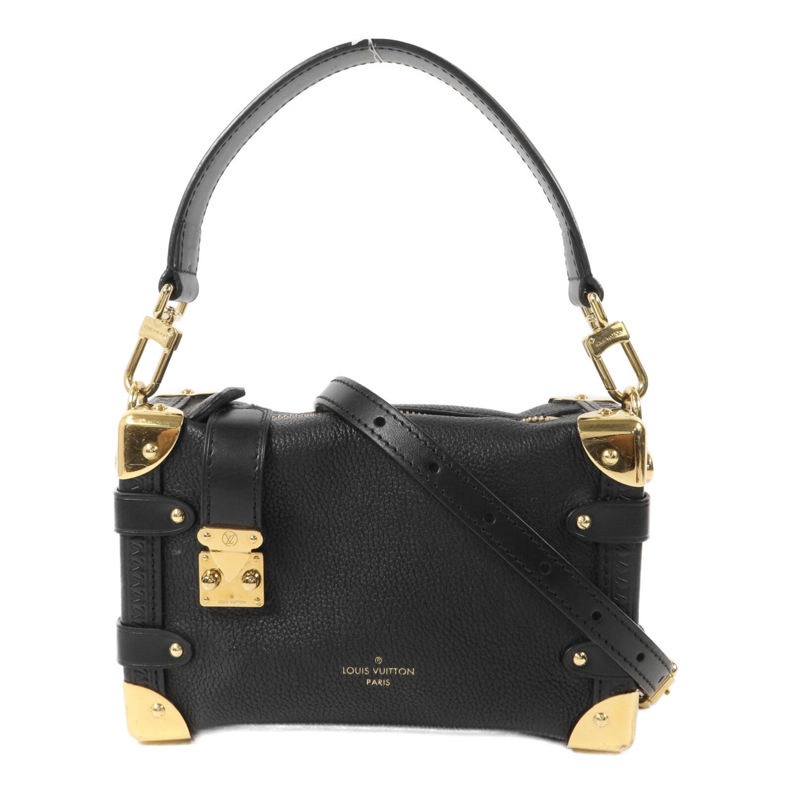 LOUIS VUITTON 牛皮皮革Side Trunk PM手挽肩背兩用袋