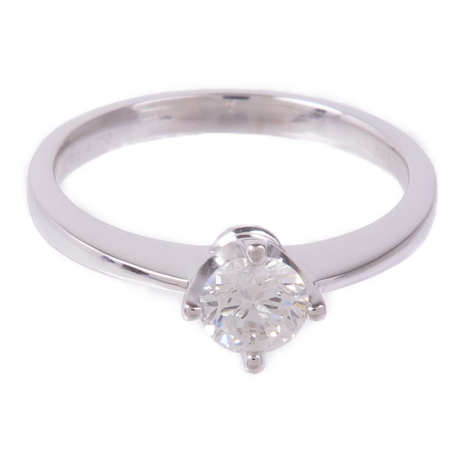 JEWELRY 【激減優惠】18K白金Diamond Ring鑽石戒指US#4.45