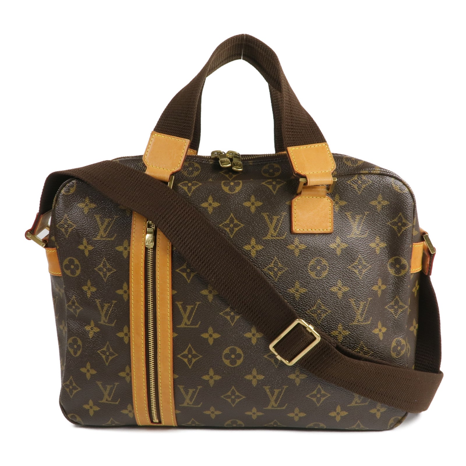 LOUIS VUITTON Monogram Sac Bosphore金扣手挽肩背兩用袋