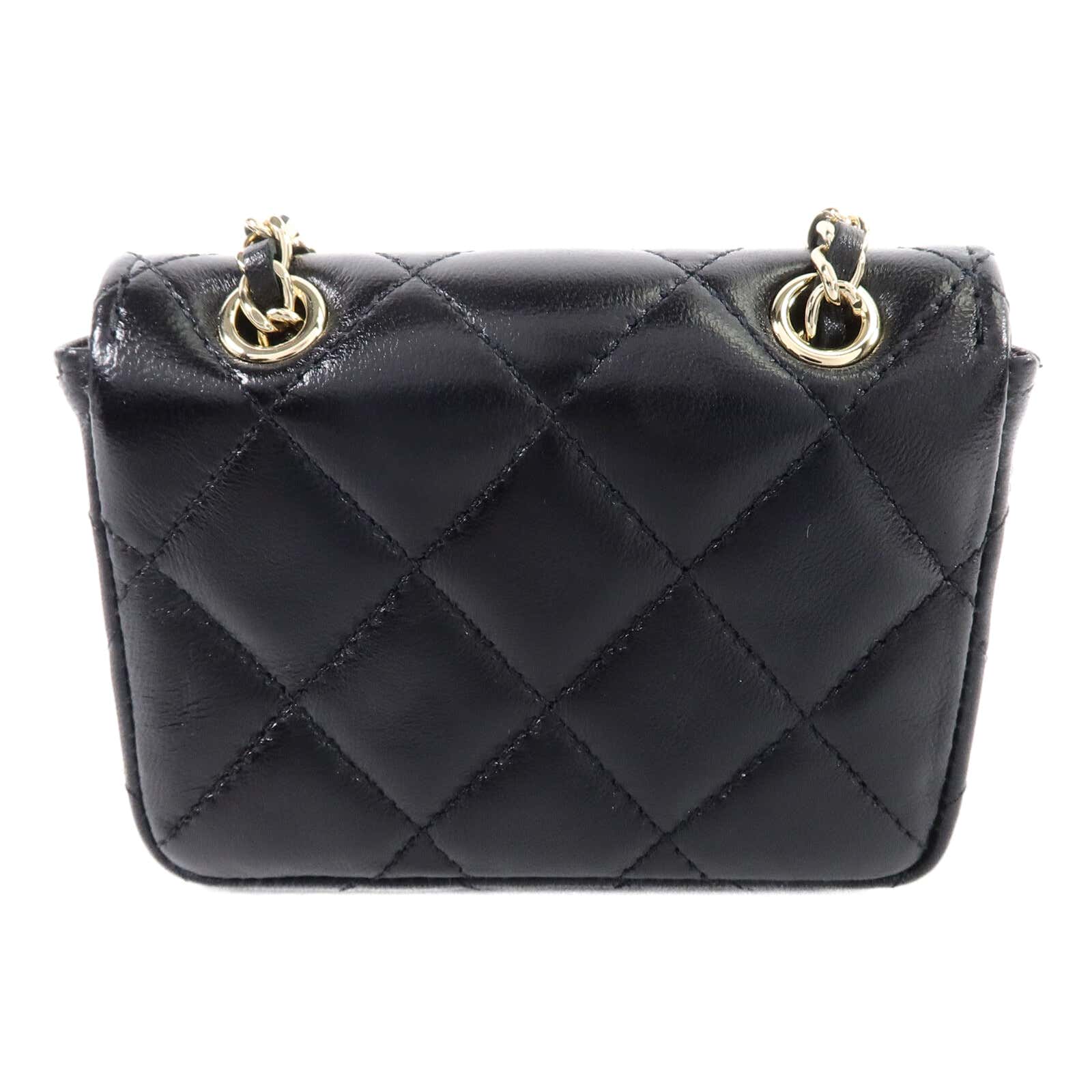 CHANEL 羊皮皮革Mini Belt Bag腰包