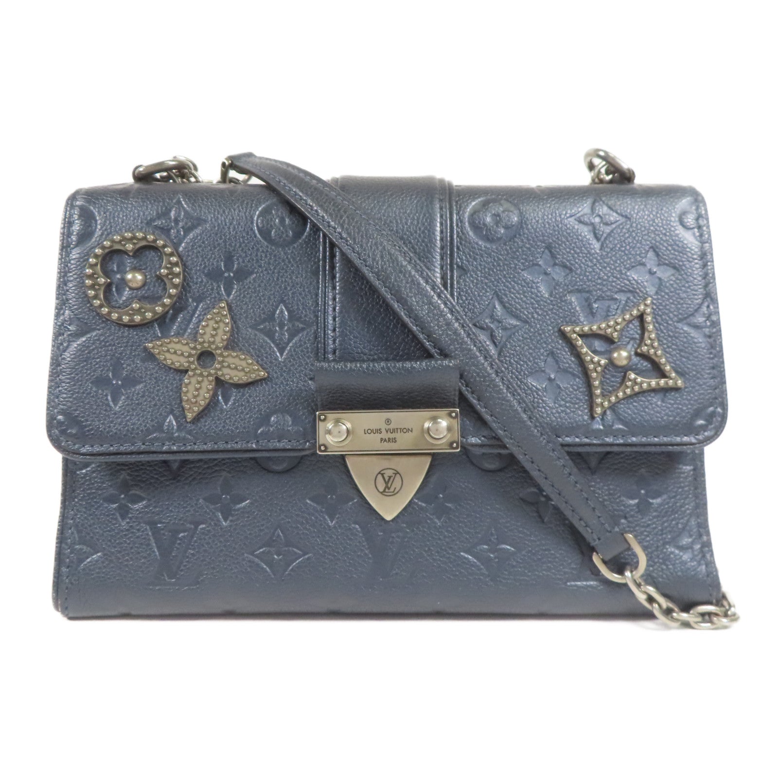Louis Vuitton & Gucci & Hermes 雑誌セット LOUIS VUITTON Monogram Empreinte Saint Sulpice鏈帶肩背袋