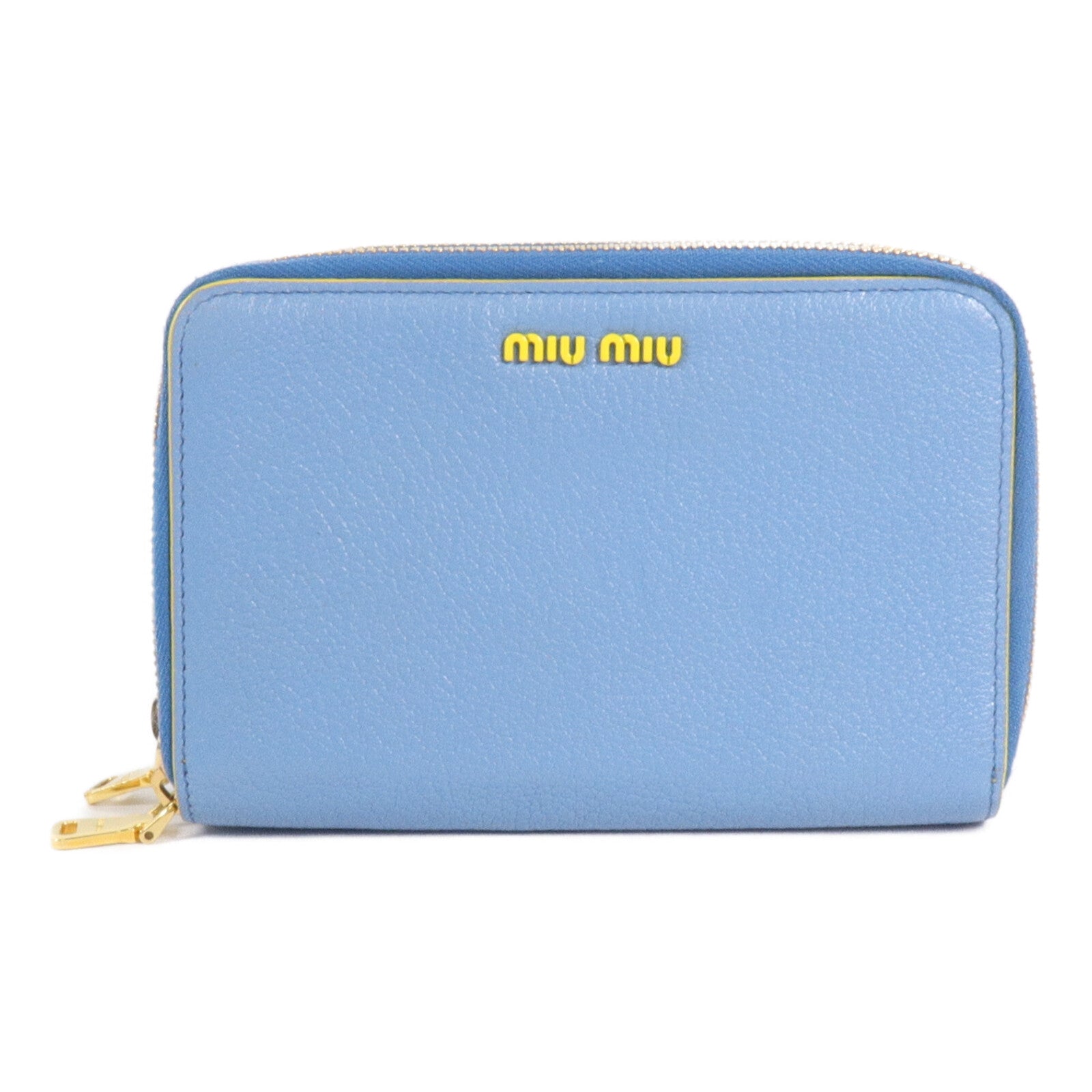 Miu Miu 牛皮皮革Zipper Long Wallet長錢包