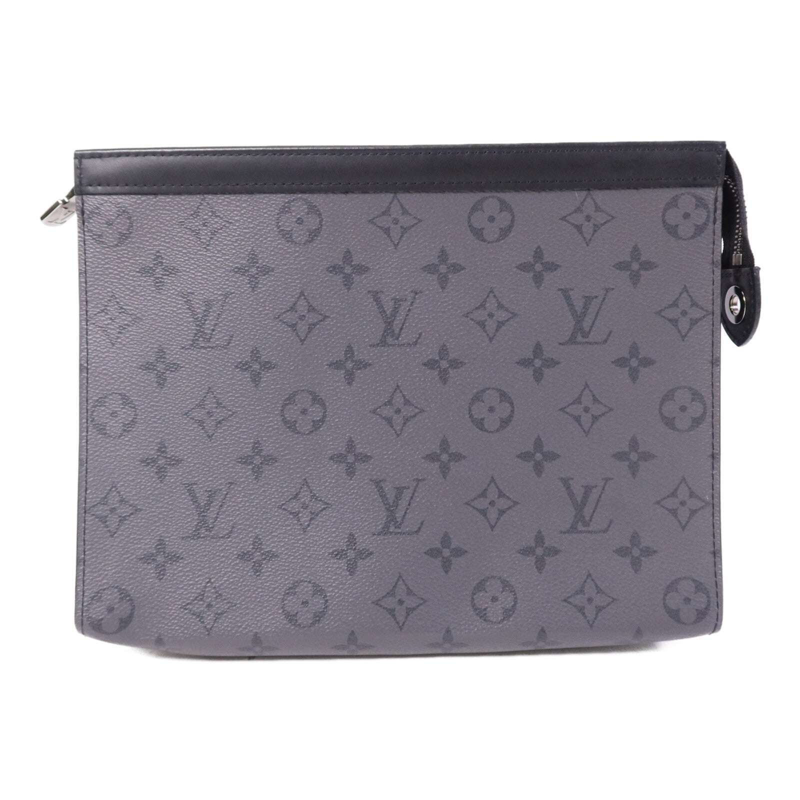 LOUIS VUITTON Monogram Pochette Voyage MM銀扣手拿包