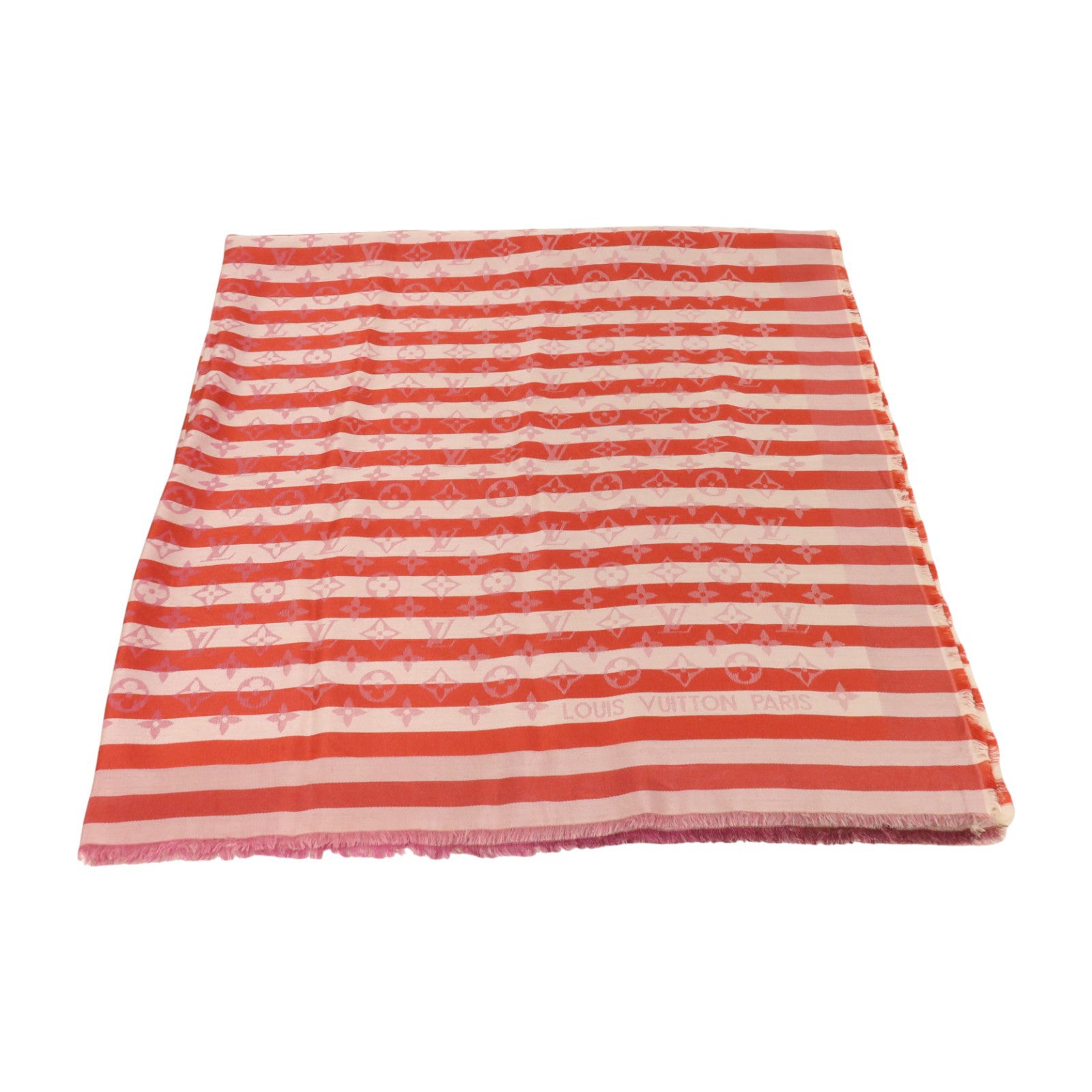 LOUIS VUITTON 絲質Scarf 140x135cm絲巾
