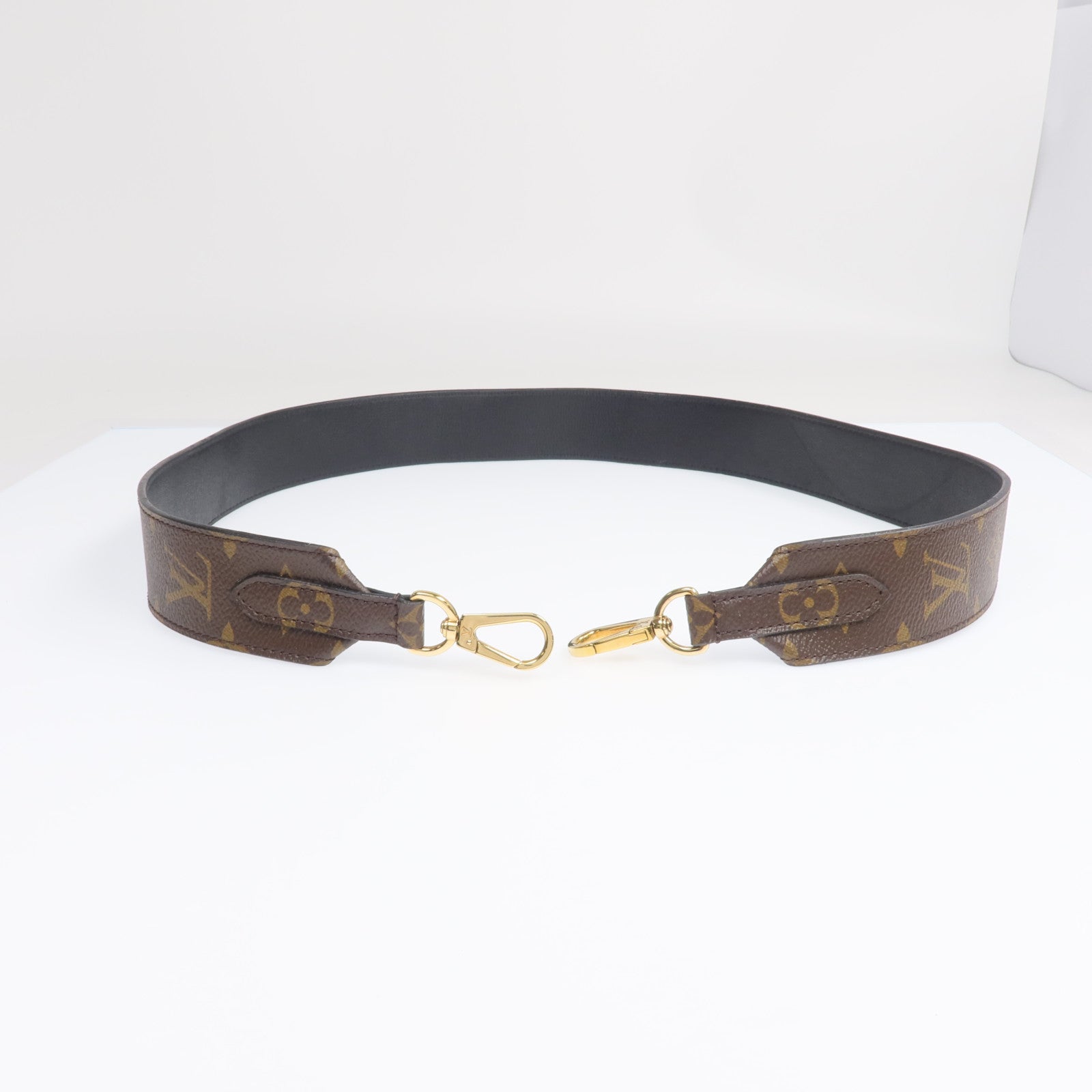 LOUIS VUITTON Monogram Strap金扣肩背帶