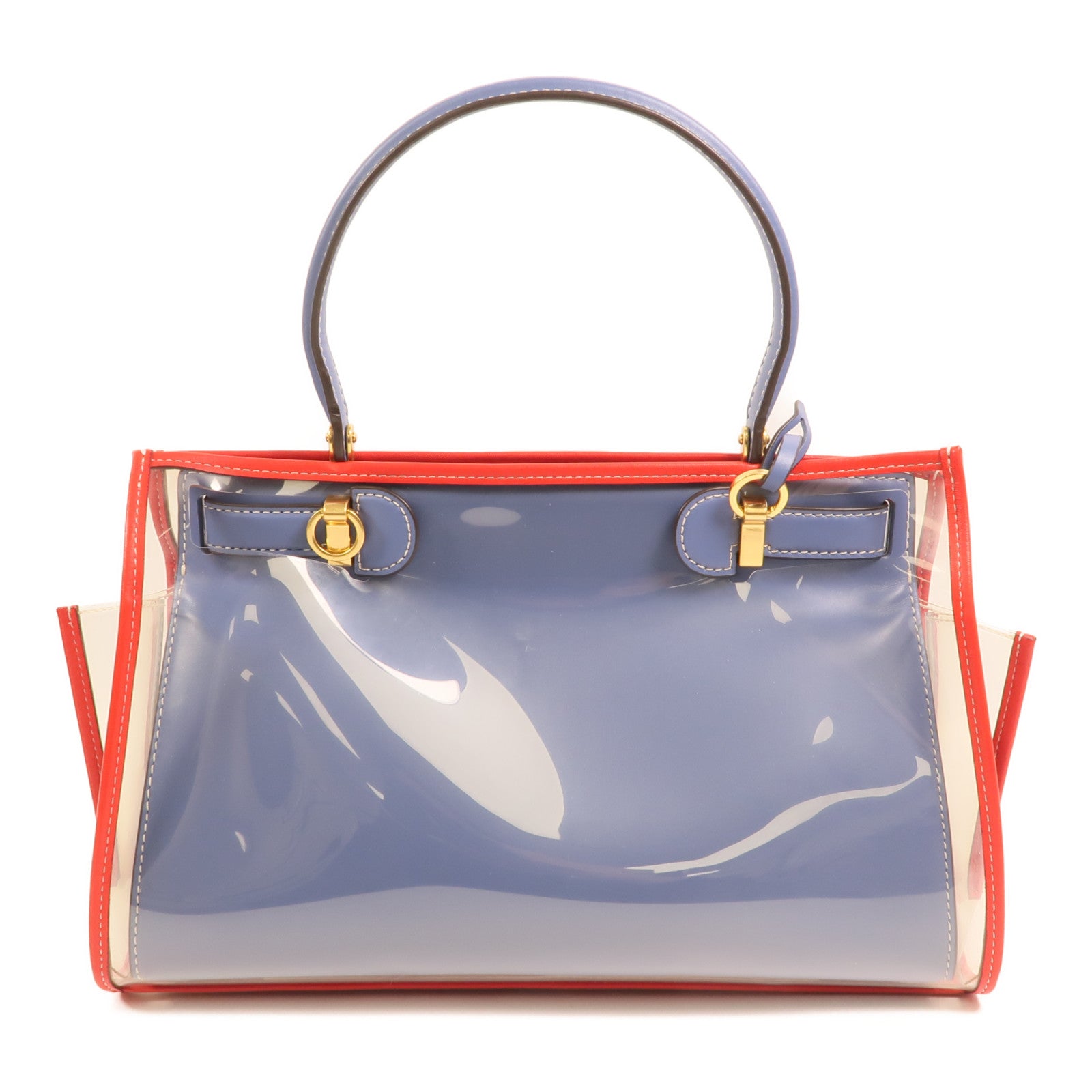Tory Burch 牛皮皮革Lee Radziwill金扣手挽肩背兩用袋