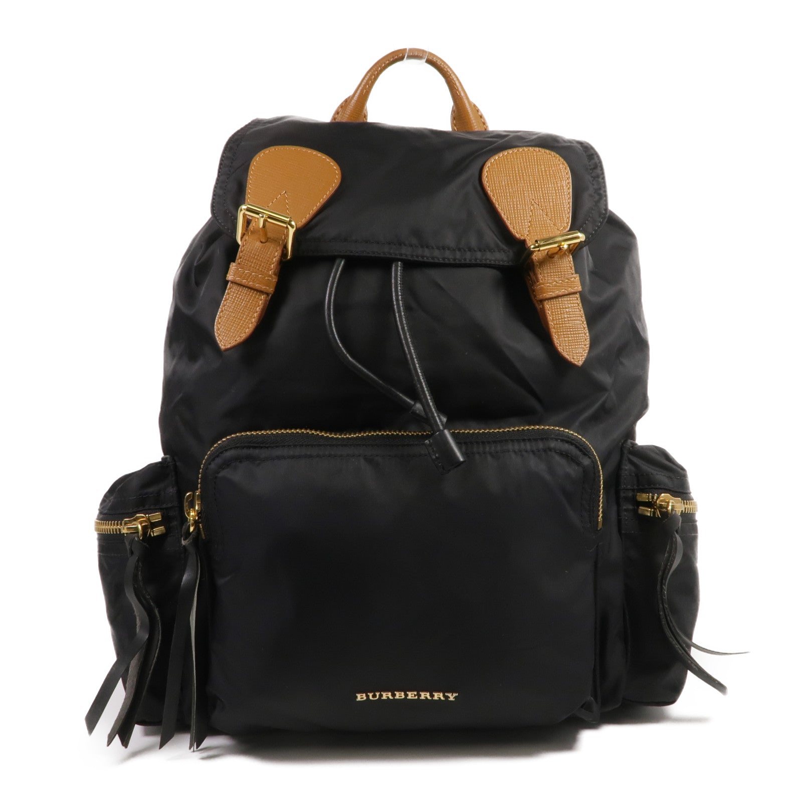 BURBERRY 尼龍Backpack金扣背包