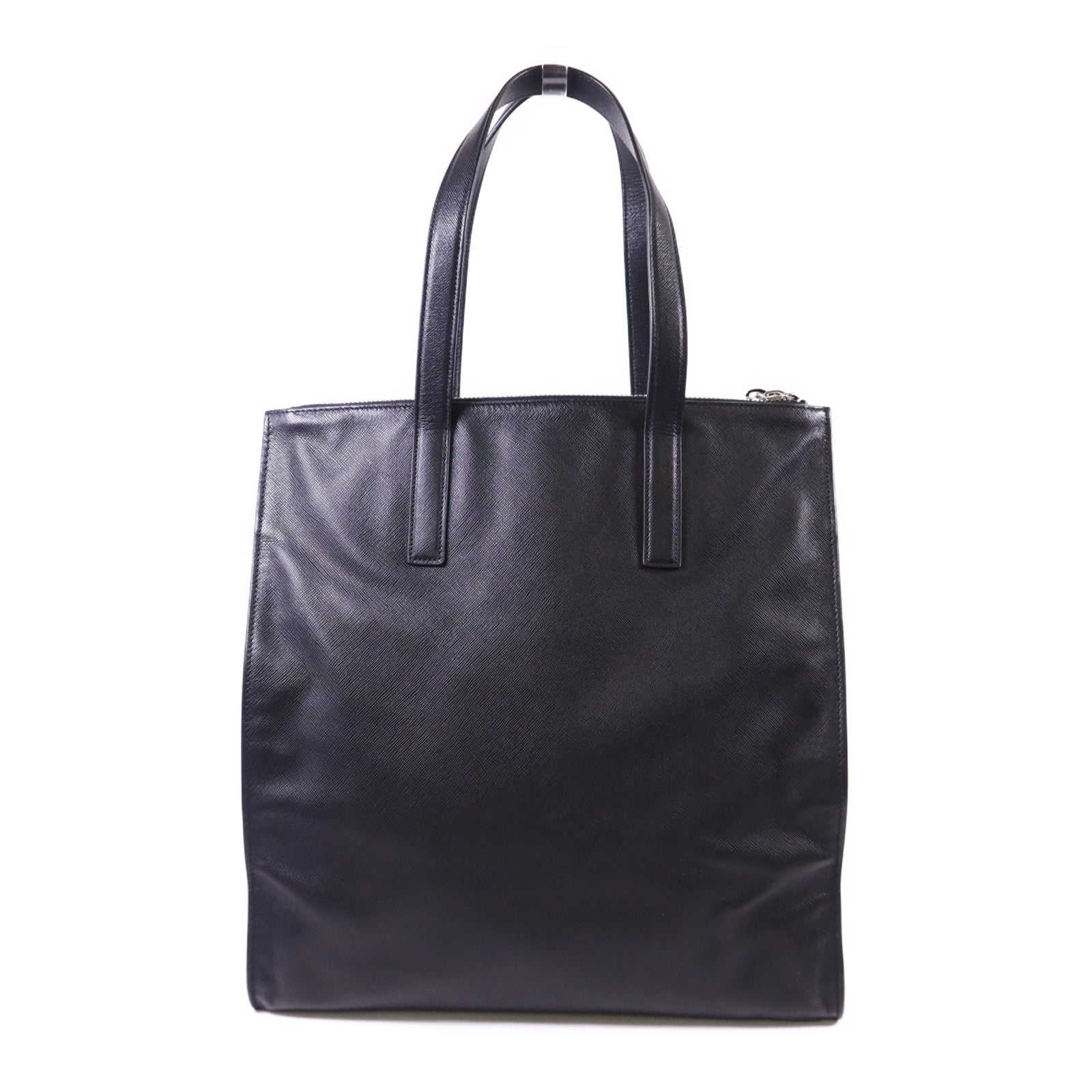 PRADA Saffiano皮革Tote Bag銀扣手挽袋