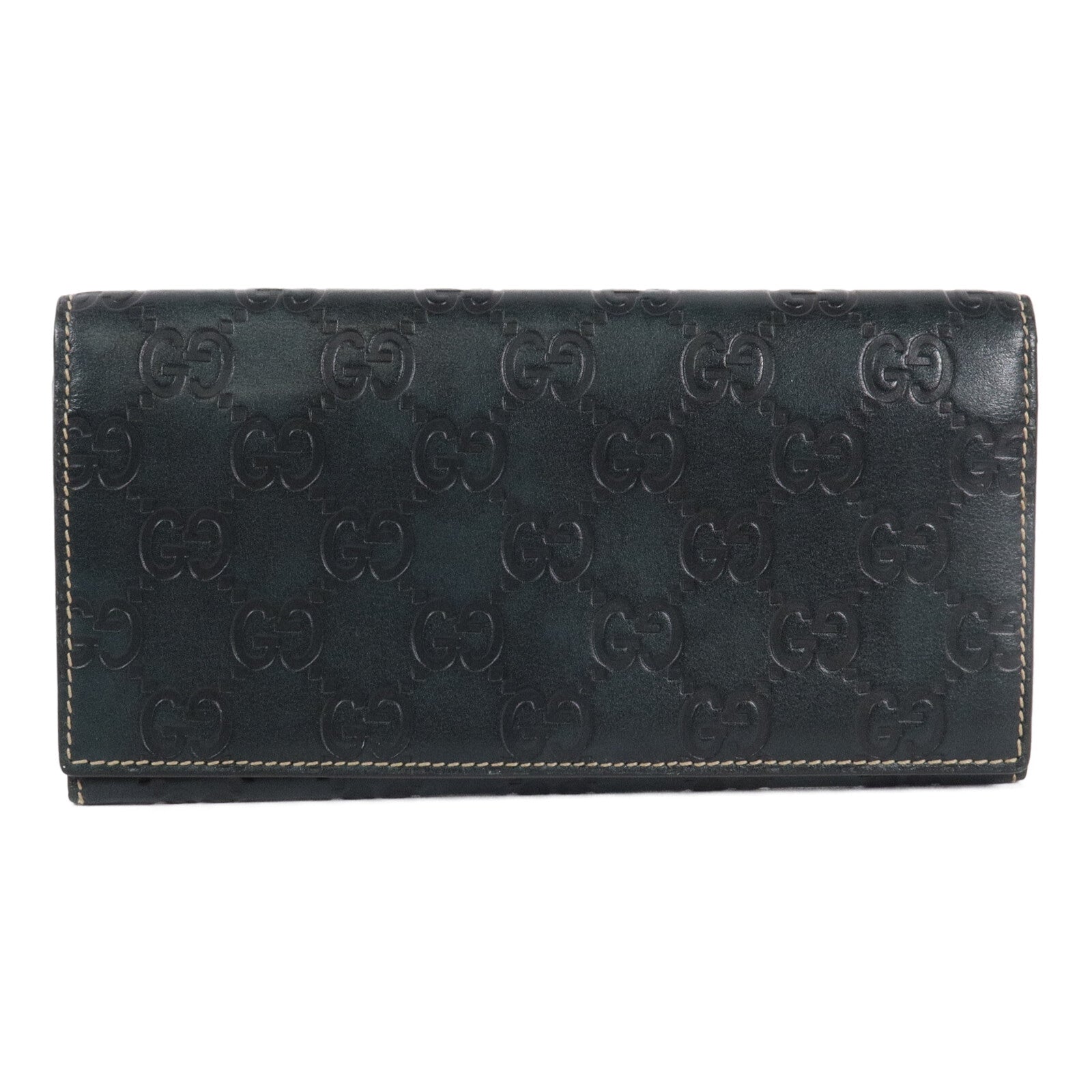 GUCCI 牛皮皮革Guccissima Long Wallet長錢包