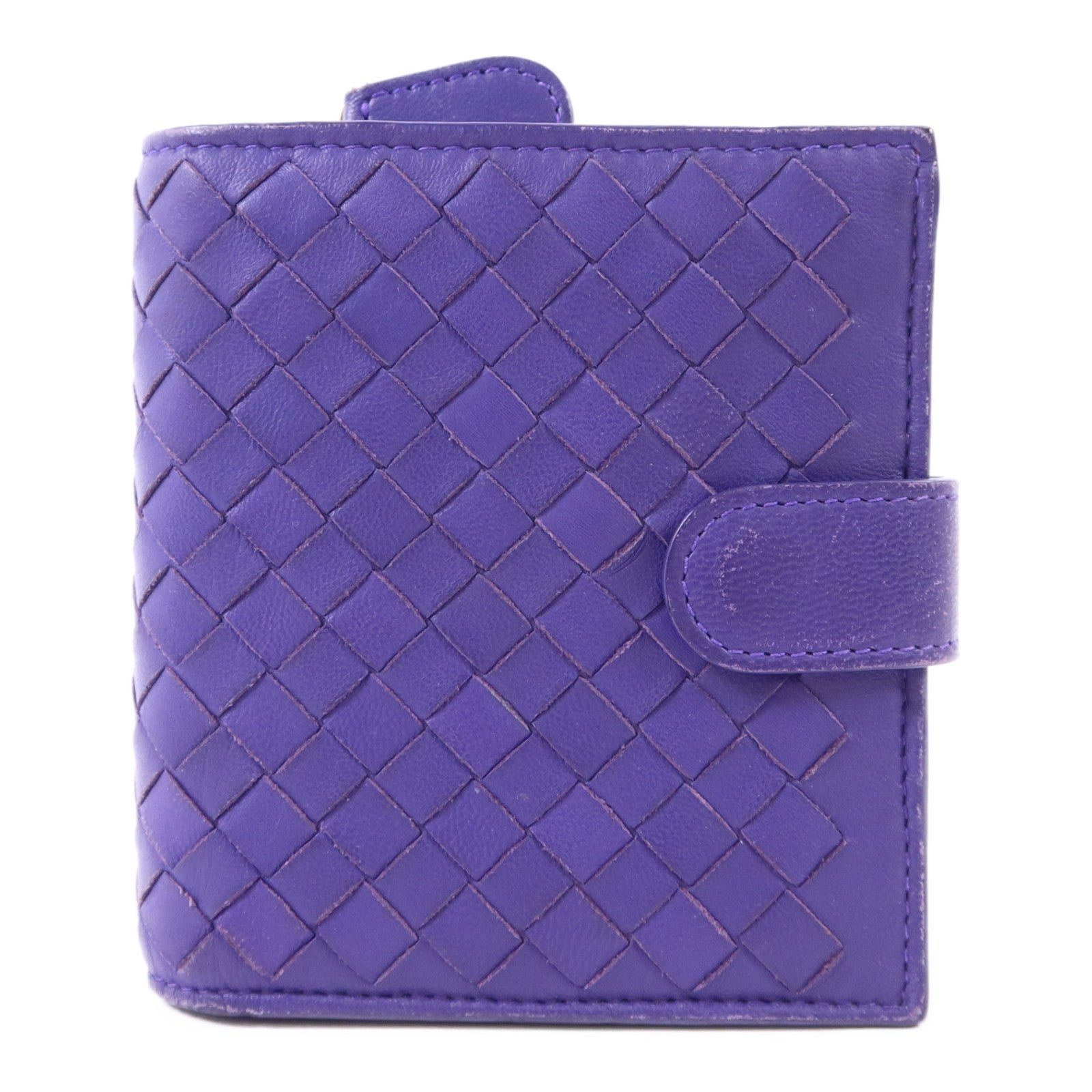 BOTTEGA VENETA 羊皮皮革W Snap Wallet金扣錢包