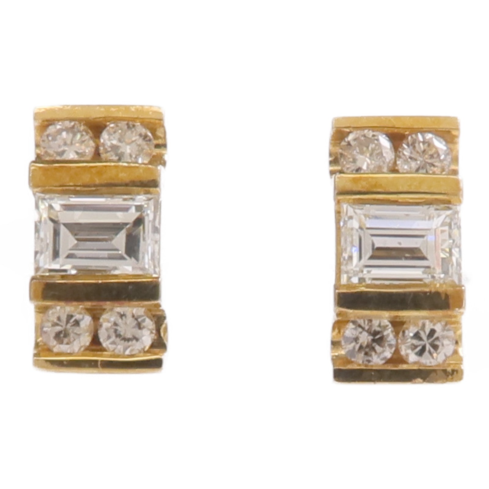 JEWELRY 14K黃金Diamond Earrings鑽石耳環