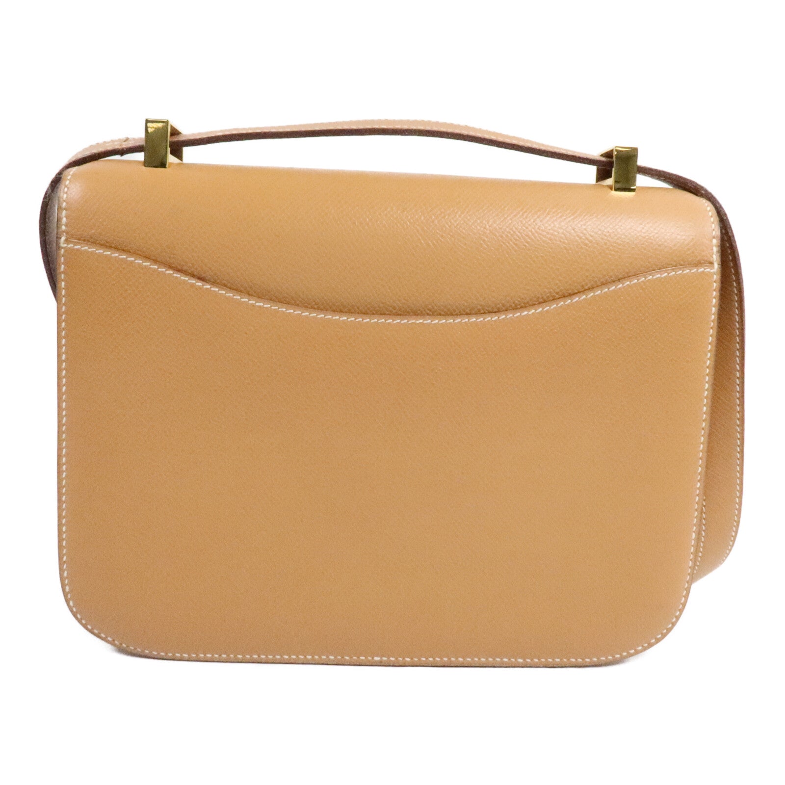 HERMES Epsom皮革Constance 24肩背袋Naturel