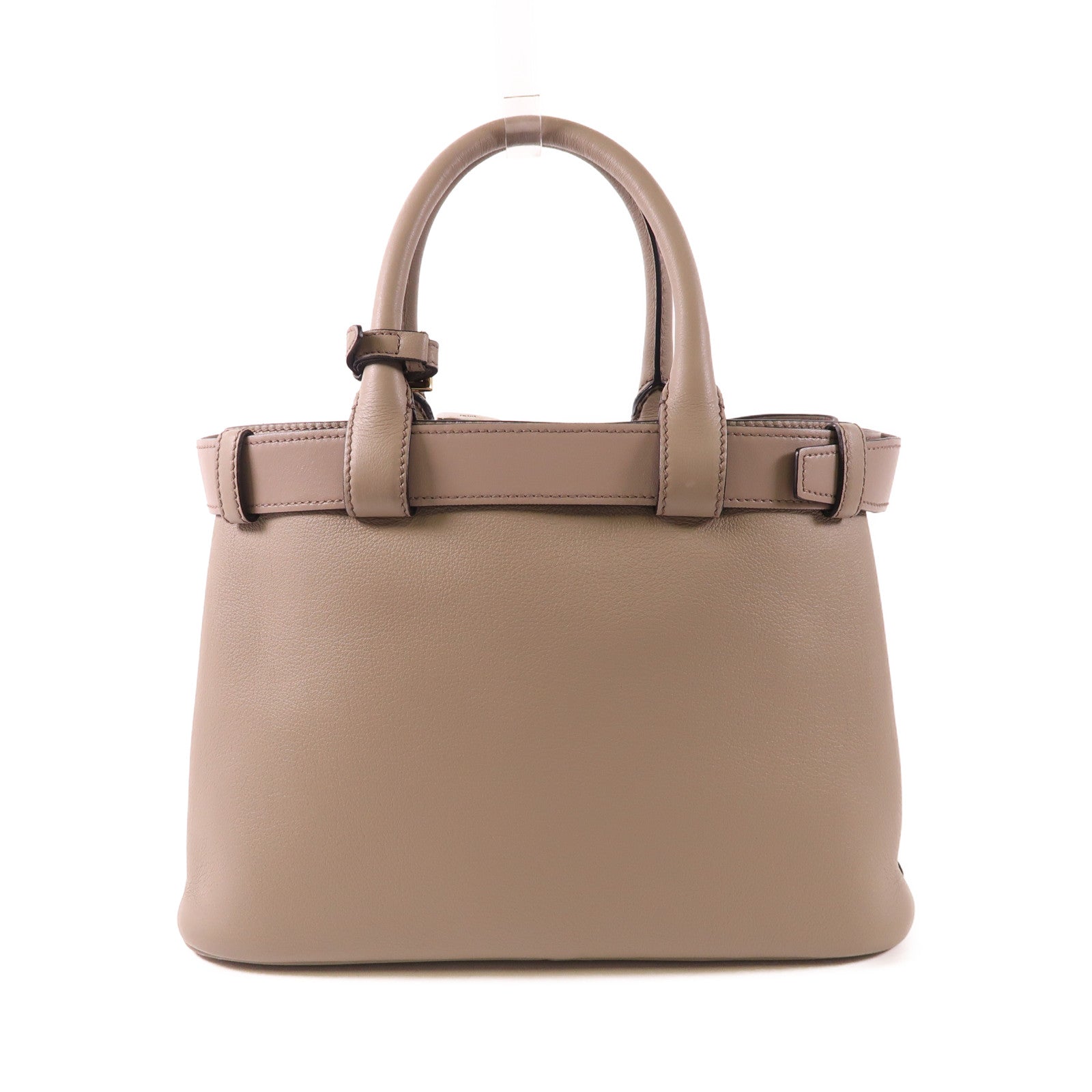 PRADA 牛皮皮革Medium Prada Buckle手挽肩背兩用袋