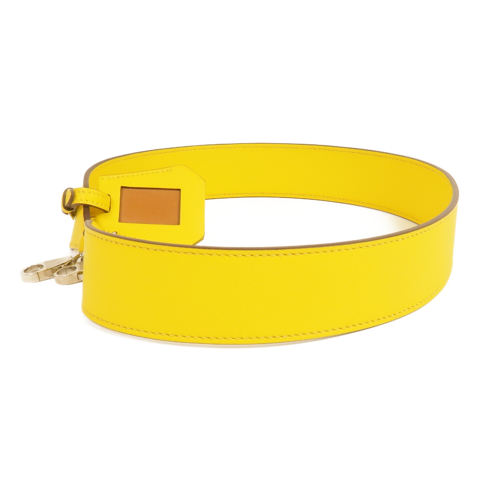 HERMES Swift皮革Shoulder Strap銀扣肩帶