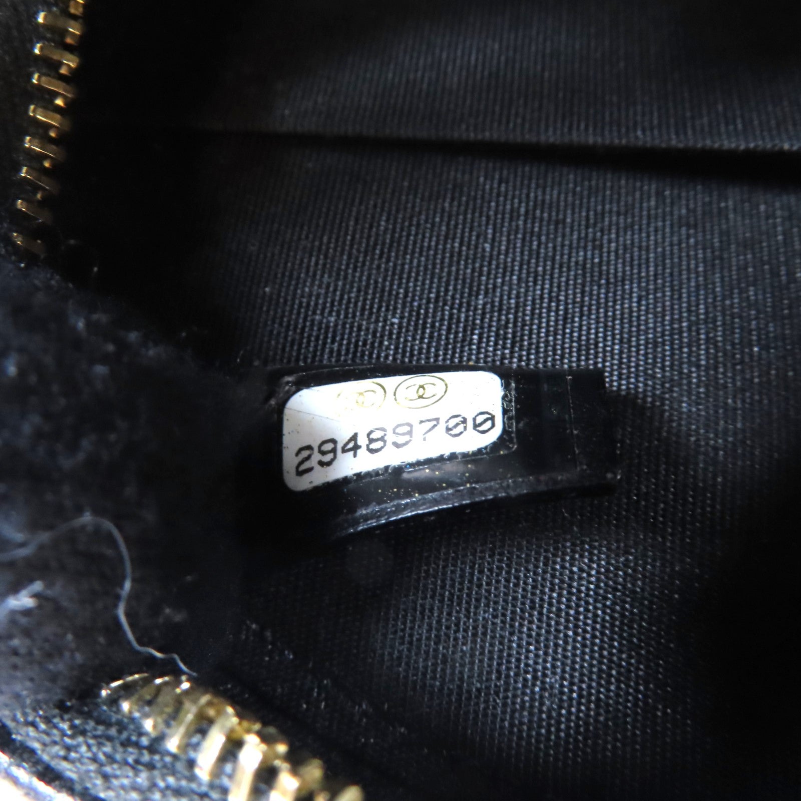 CHANEL 【激減優惠】菱格Caviar皮革Round Chain Bag金扣鏈帶手挽肩背兩用袋黑色