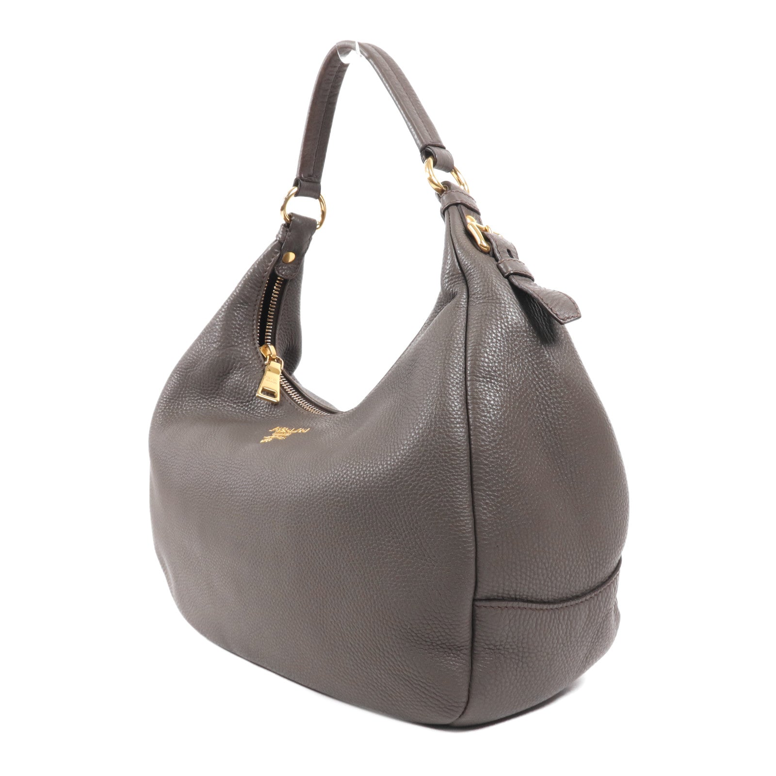 PRADA 牛皮皮革Shoulder Bag金扣肩背袋