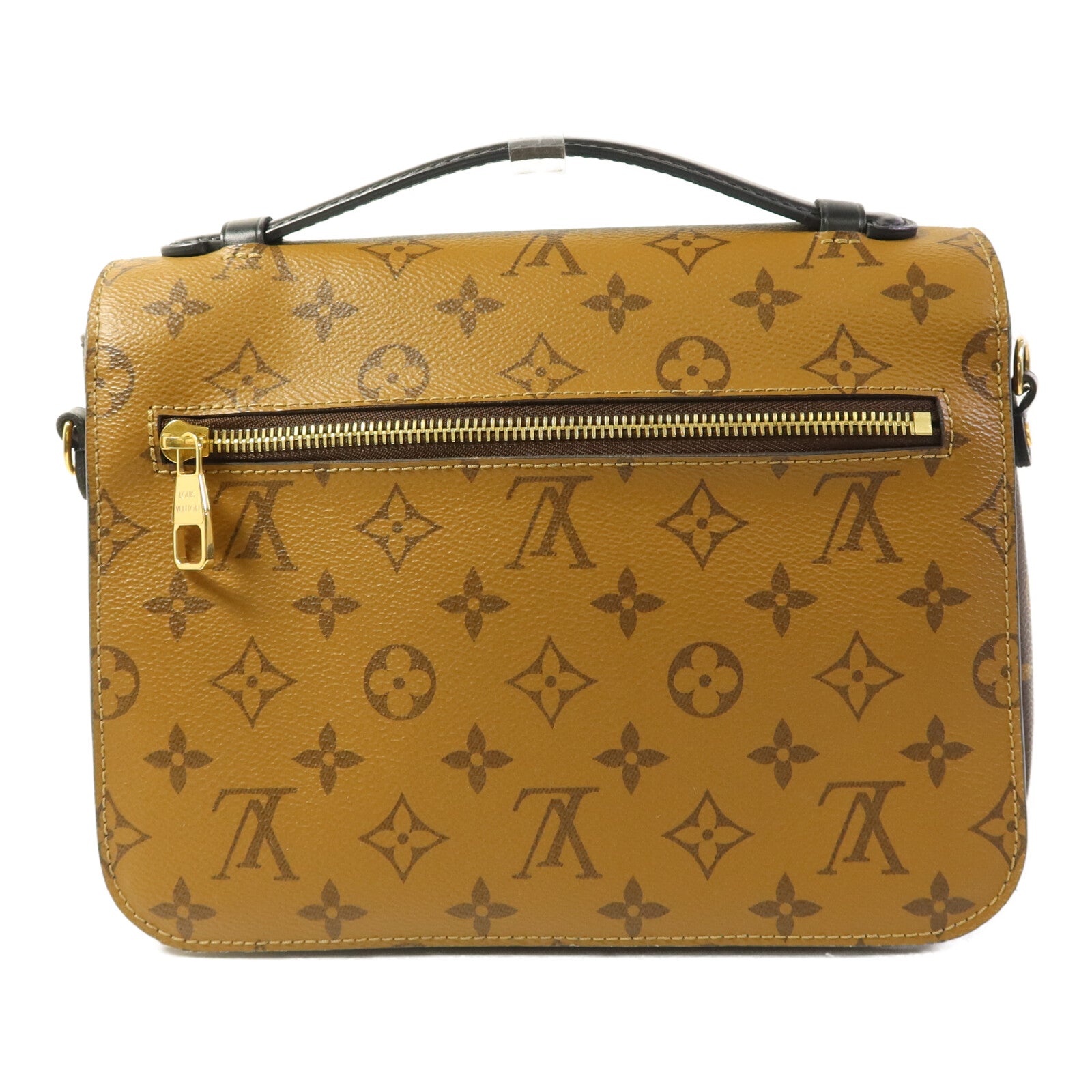 LOUIS VUITTON Monogram Reverse Pochette Metis金扣手挽肩背兩用袋