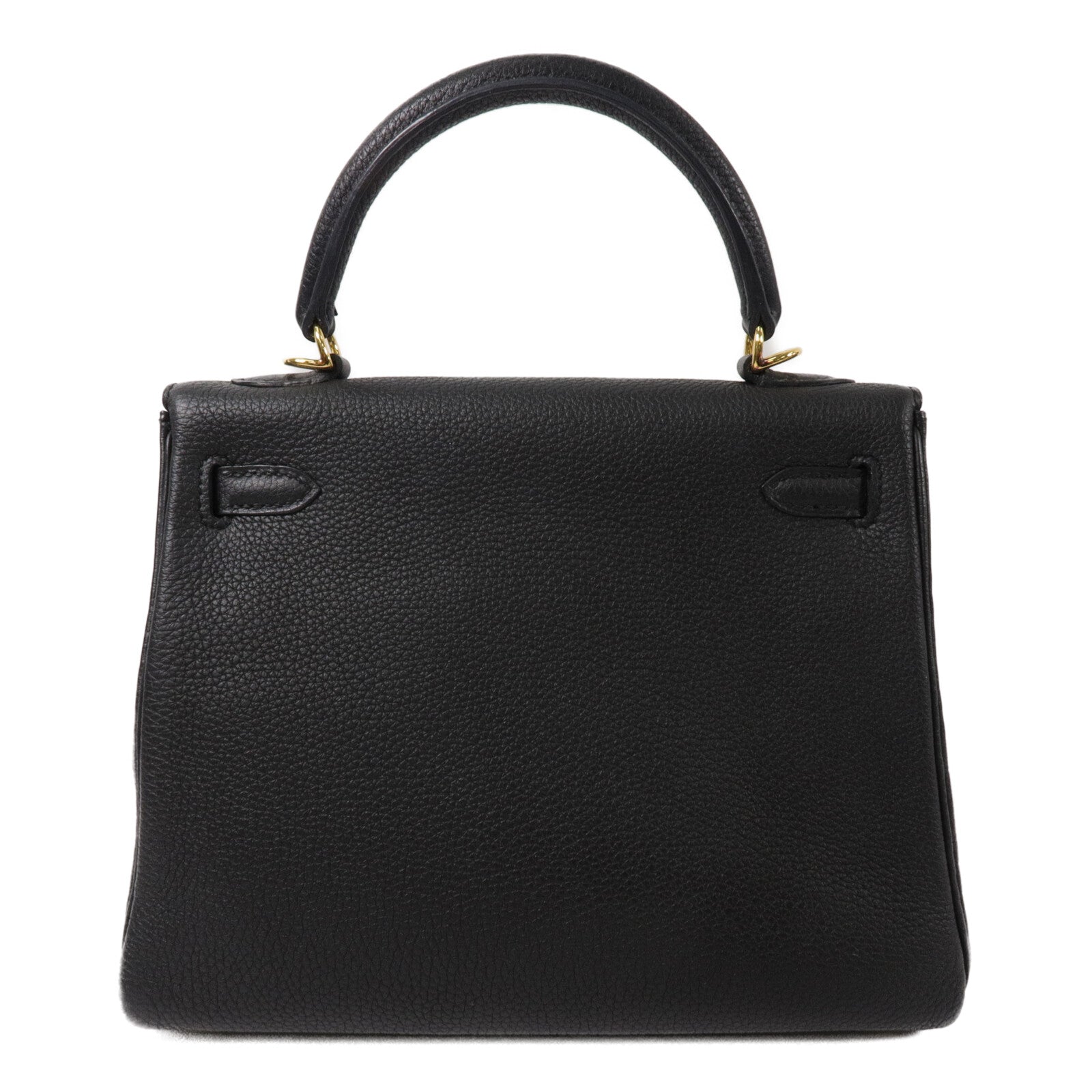 HERMES Togo皮革Kelly 25手挽肩背兩用袋Noir