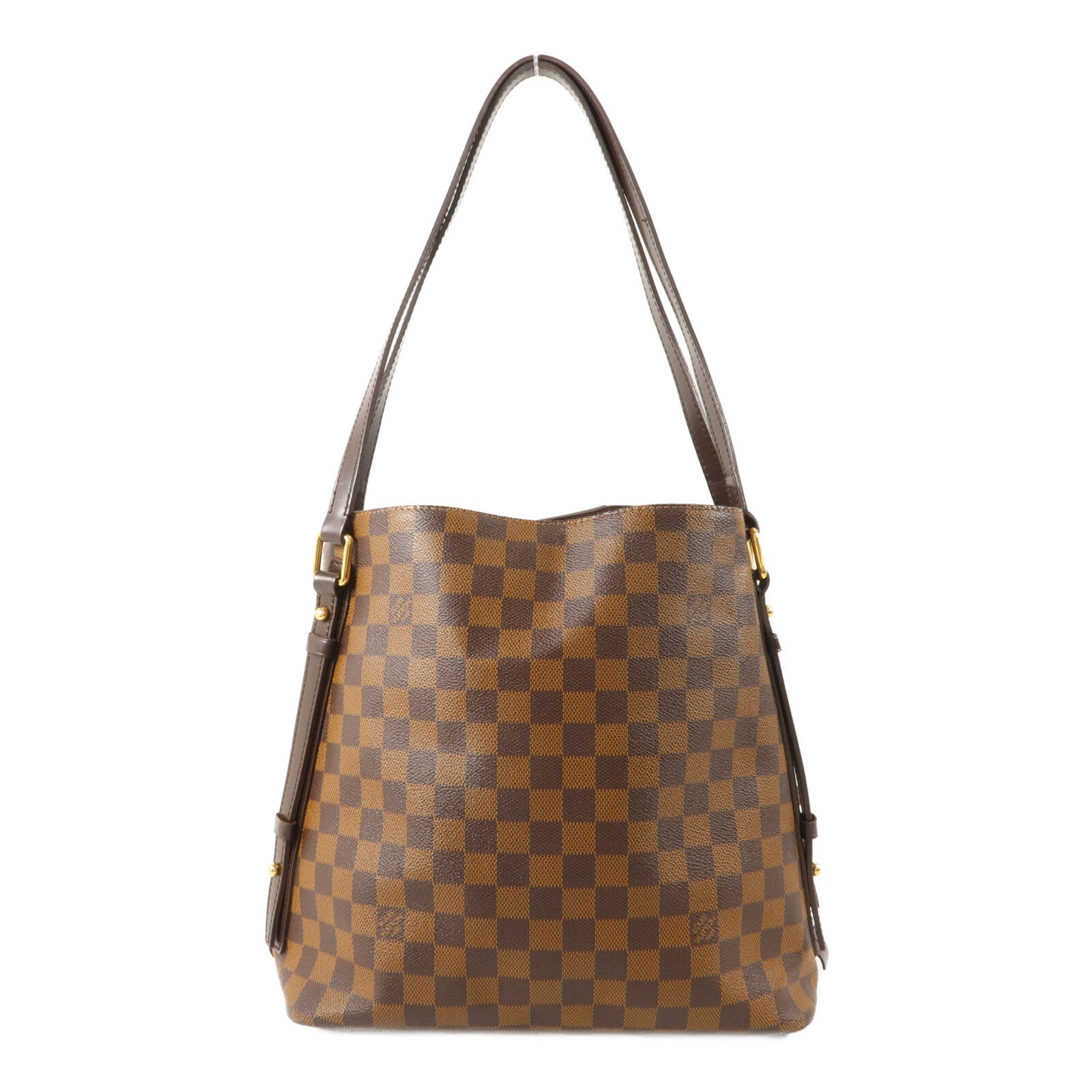 LOUIS VUITTON Damier Cabas Rivington金扣肩背袋