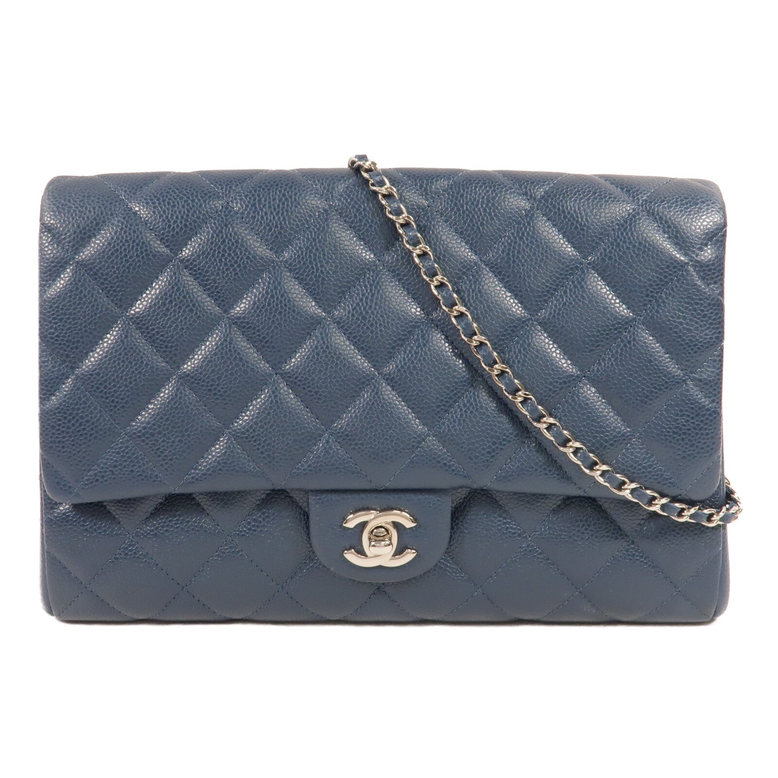 CHANEL 牛皮皮革Chain Shoulder鏈帶肩背袋