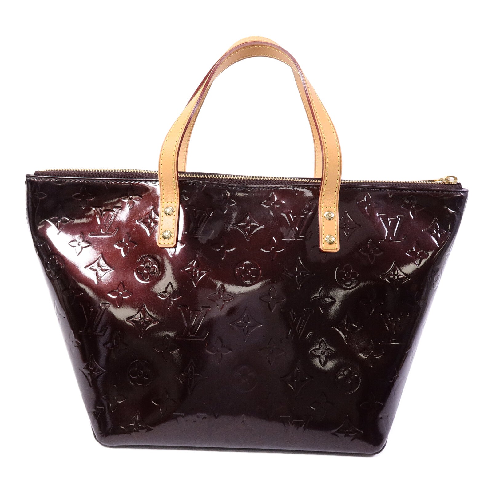 LOUIS VUITTON Monogram Vernis Bellevue PM手挽袋